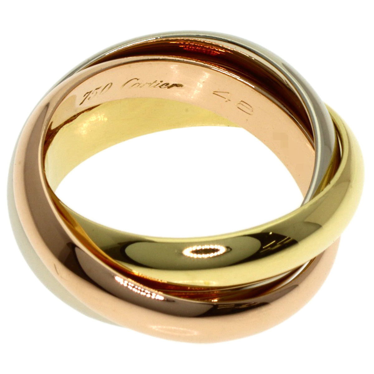 Cartier Yellow Gold (18K) Pink Gold (18K) White Gold (18K) Band Ring (Pre-Owned)