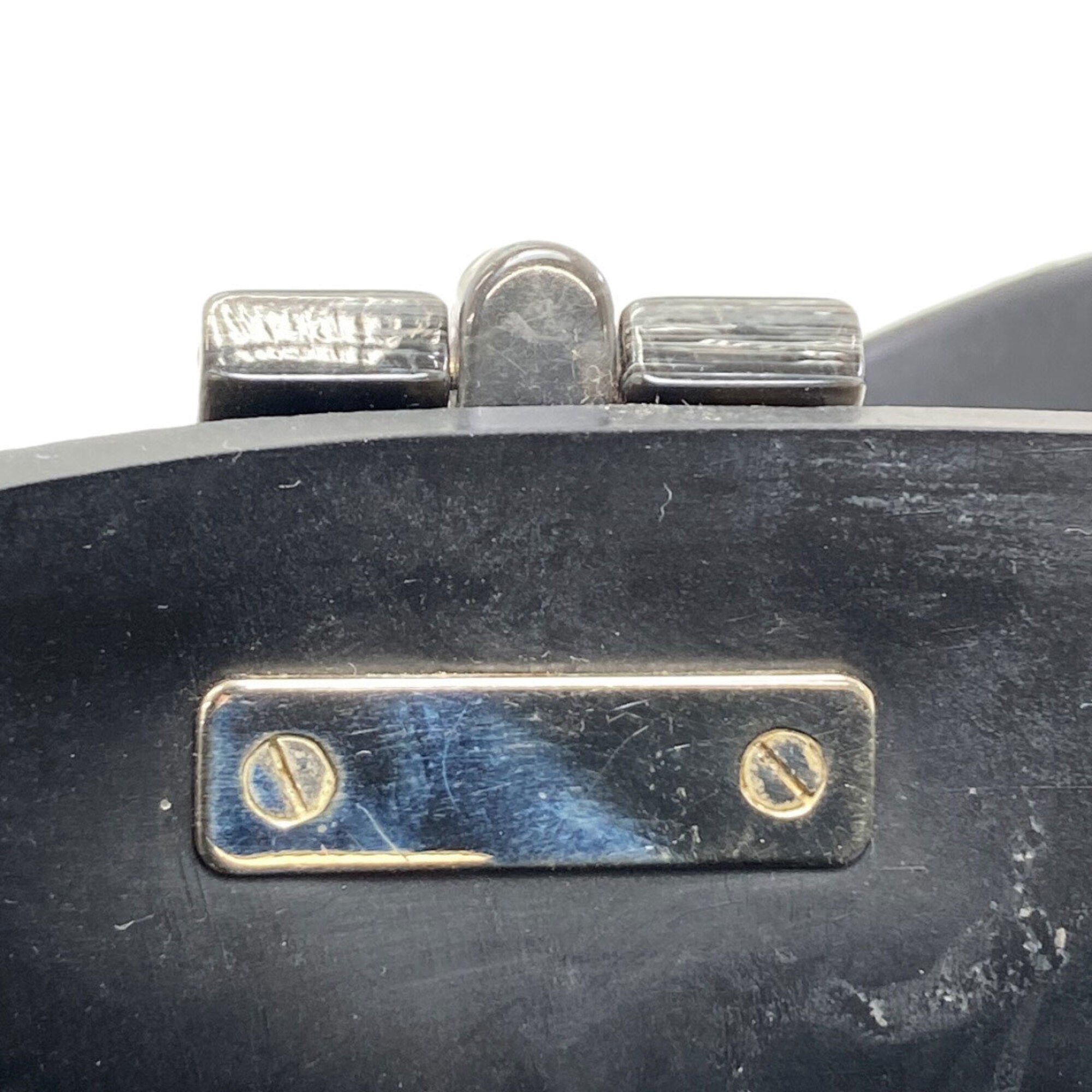Salvatore Ferragamo Black Rubber Handbag (Pre-Owned)