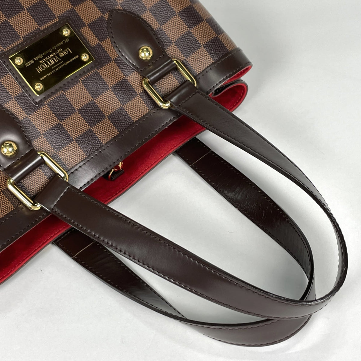 Louis Vuitton Brown Damier Canvas Shoulder Bag Tote Bag (Pre-Owned)