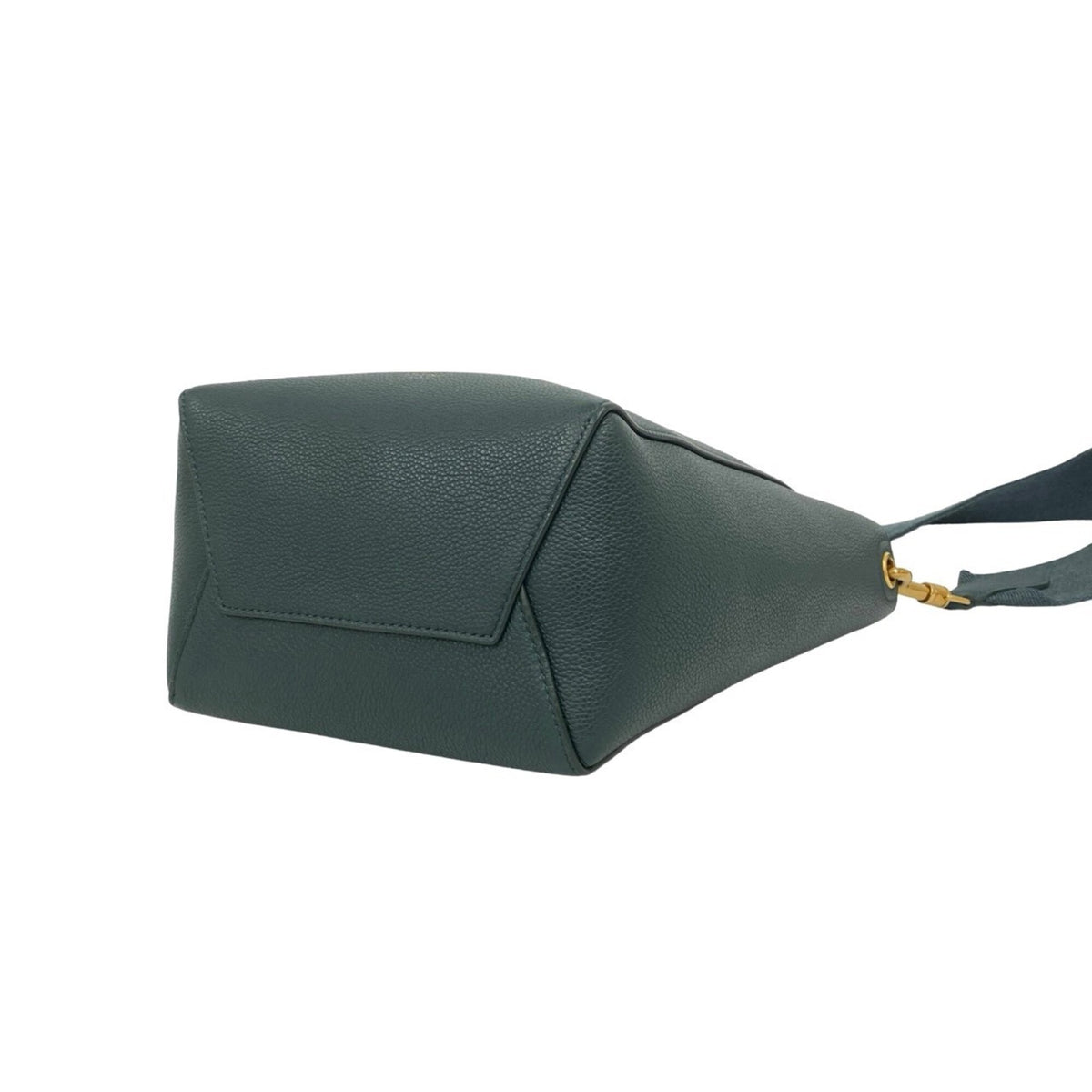Celine Green Leather Crossbody Bag Shoulder Bag (Pre-Owned)