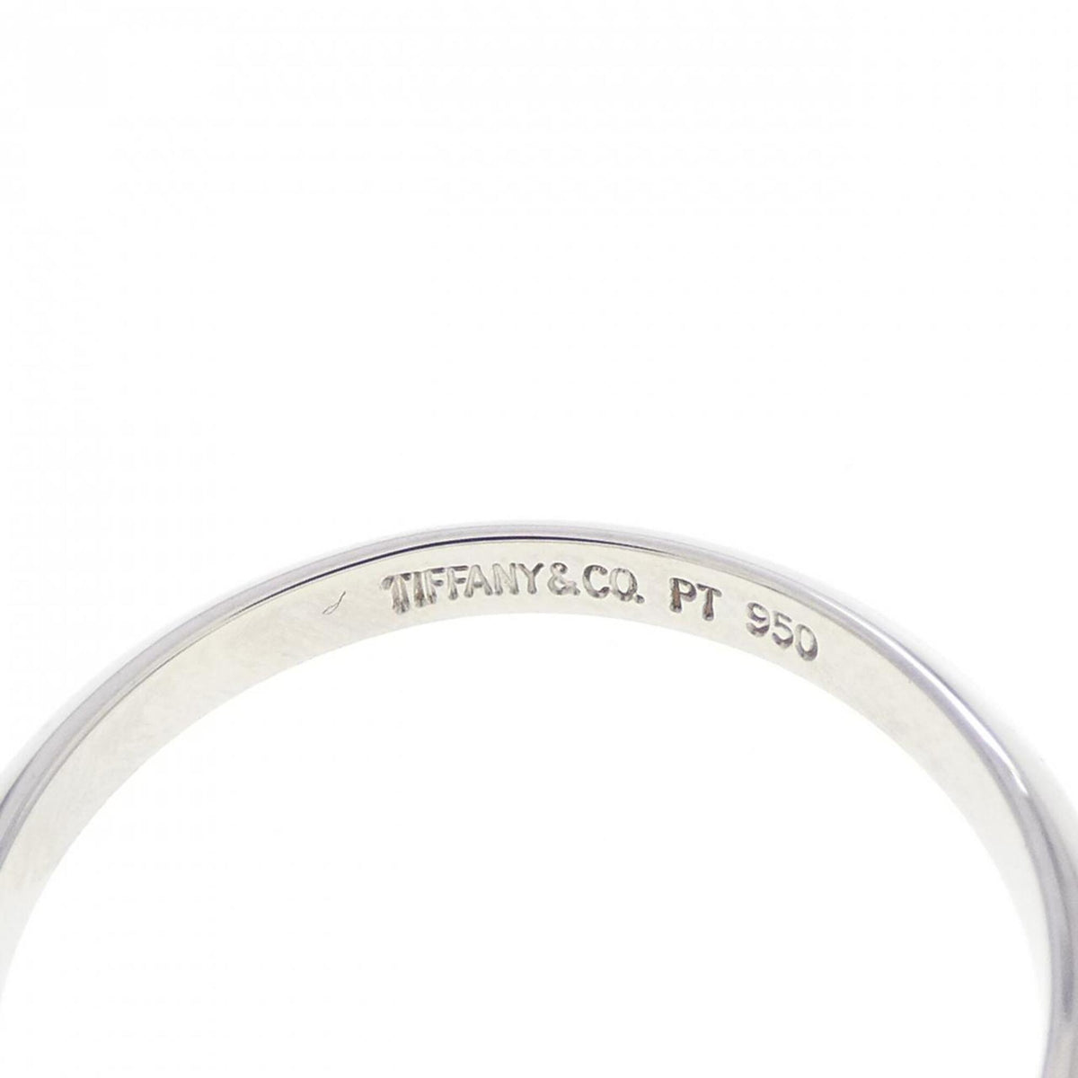 Tiffany Platinum 950 Band Ring (Pre-Owned)