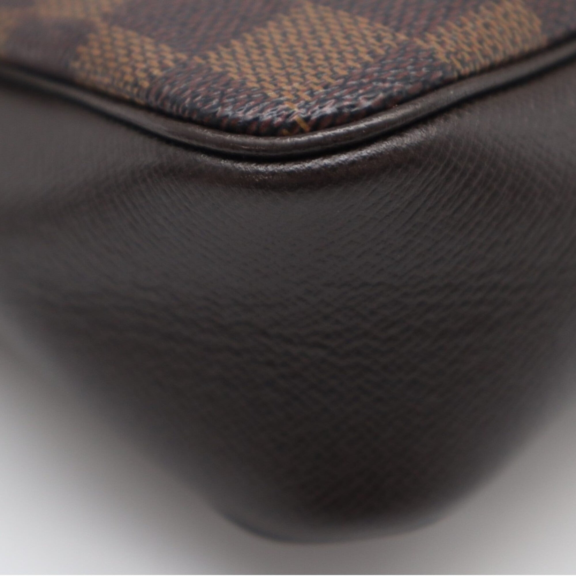 Louis Vuitton Damier Brown Coated Canvas Leather Handbag (Pre-Owned)