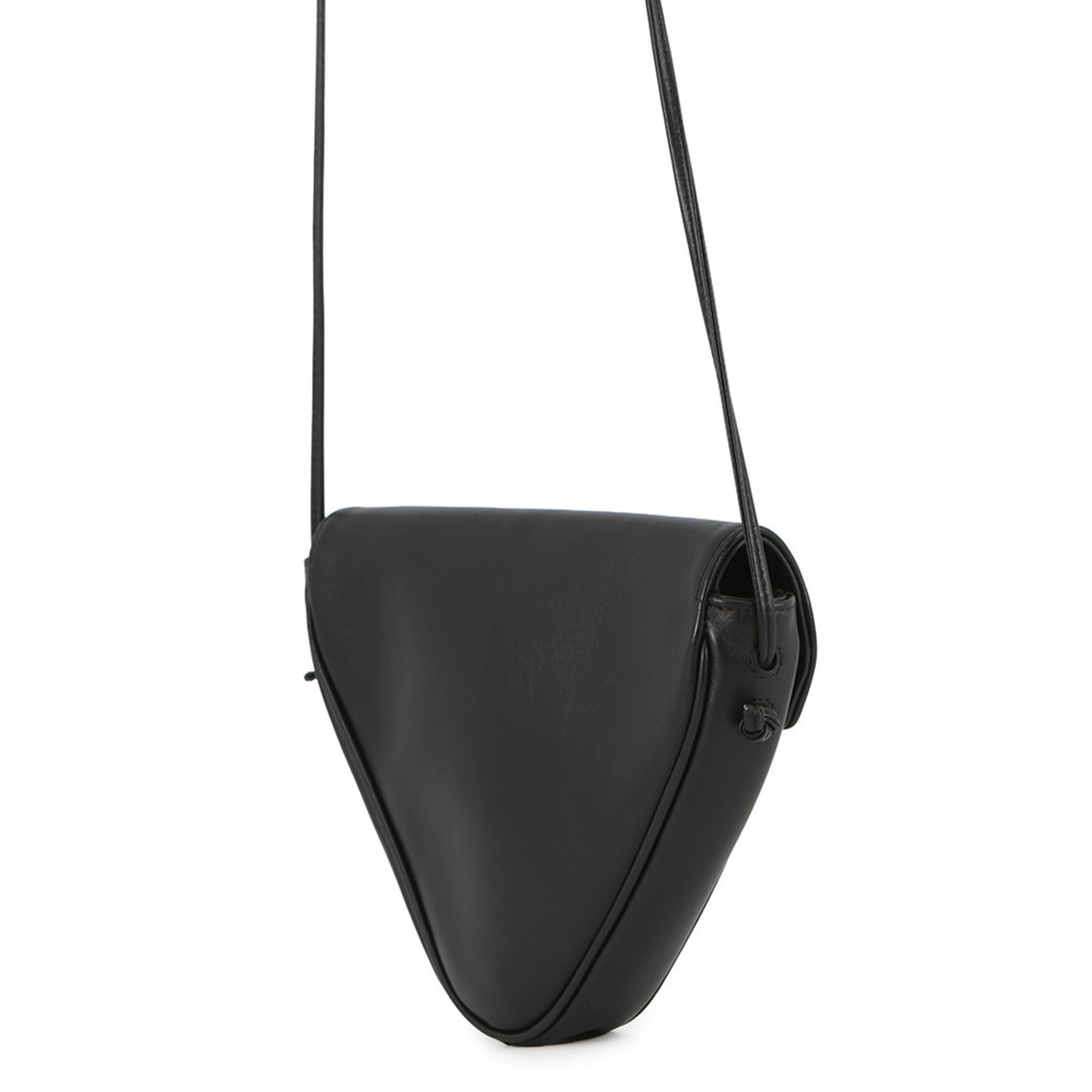 Celine Black Leather Handbag Pochette Shoulder Bag (Pre-Owned)