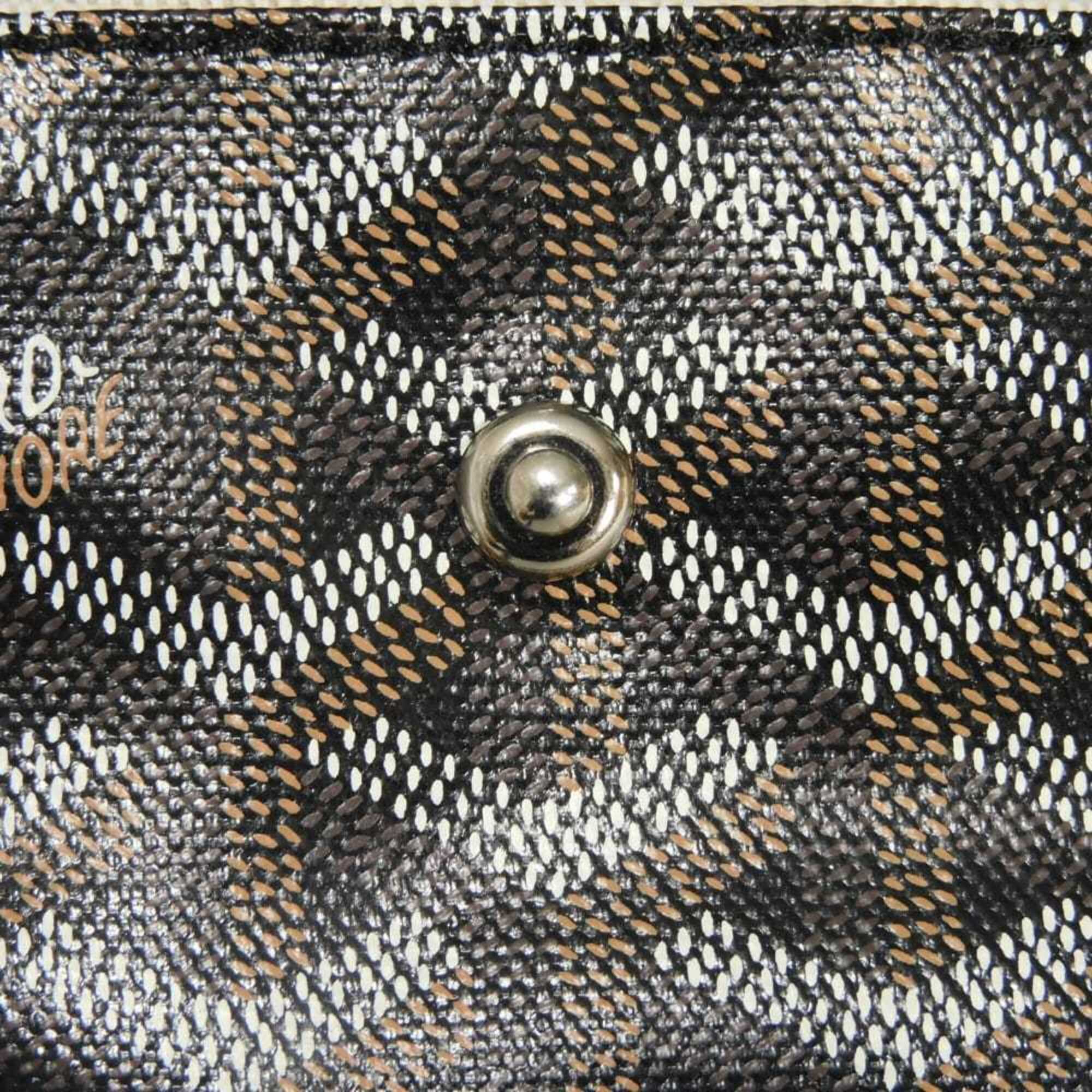 Goyard Black Canvas Leather Tote Bag (Pre-Owned)