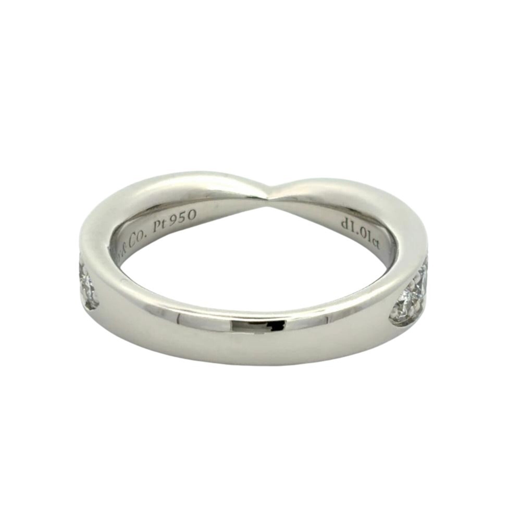 Tiffany Platinum 950 Band Ring (Pre-Owned)