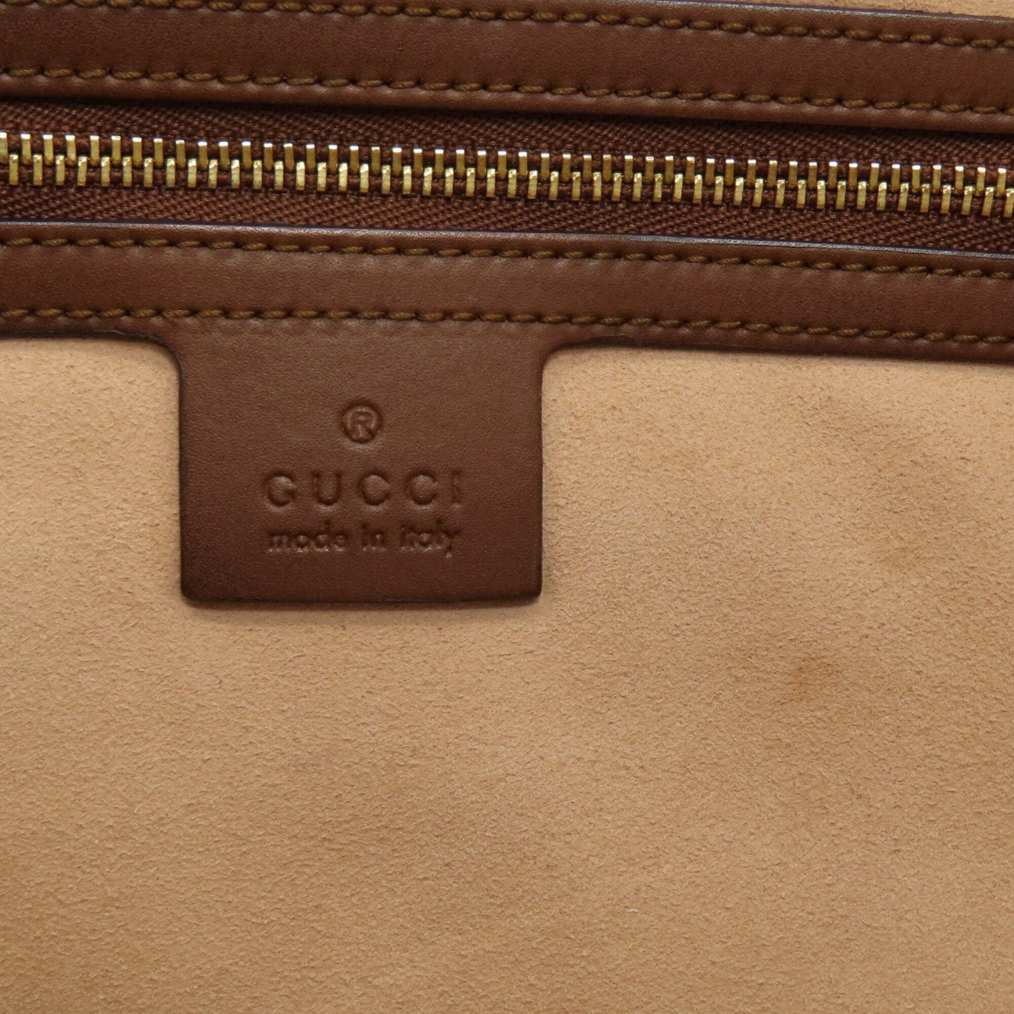 Gucci Brown Pvc Tote Bag (Pre-Owned)