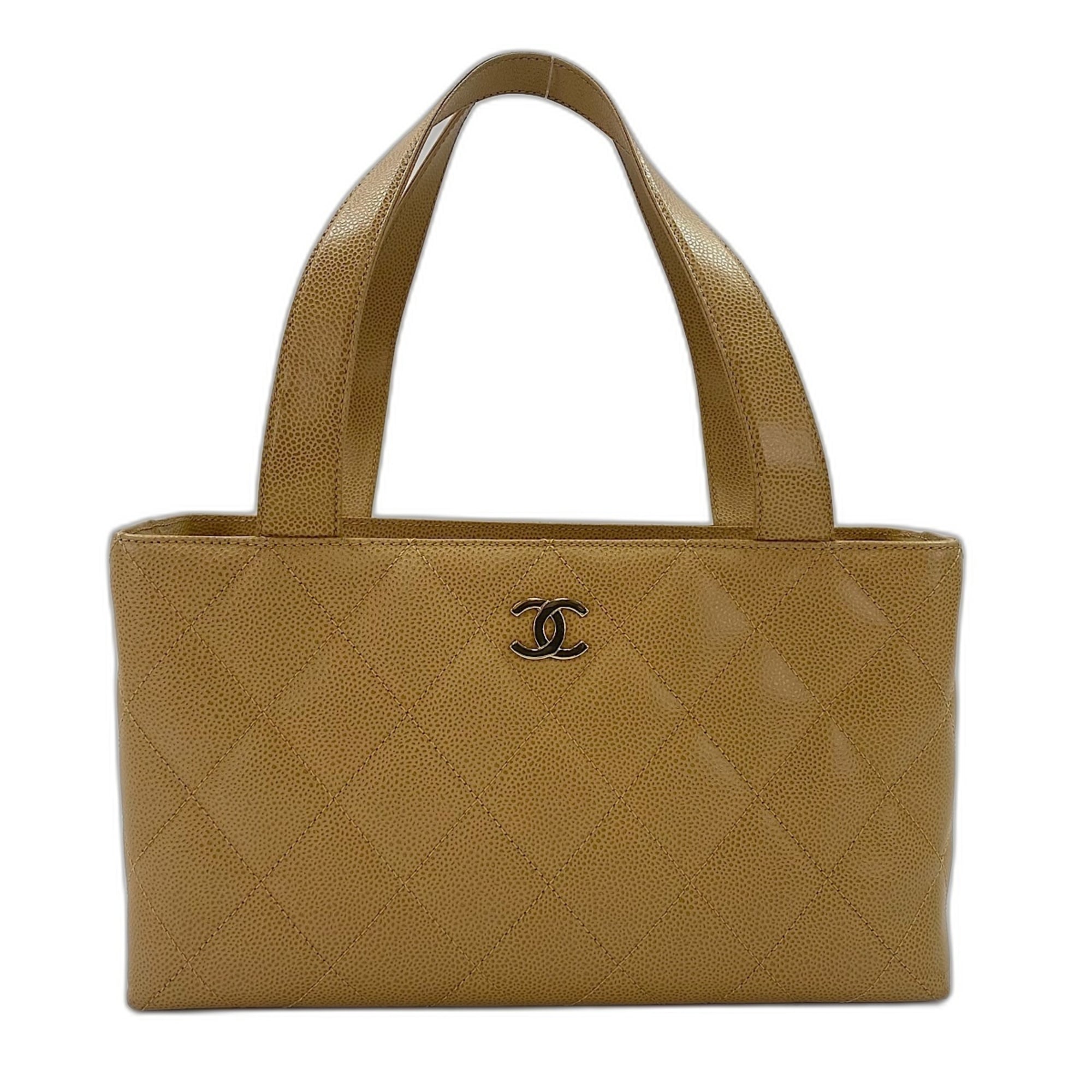 Chanel Matelasse Beige Tote Bag (Pre-Owned)