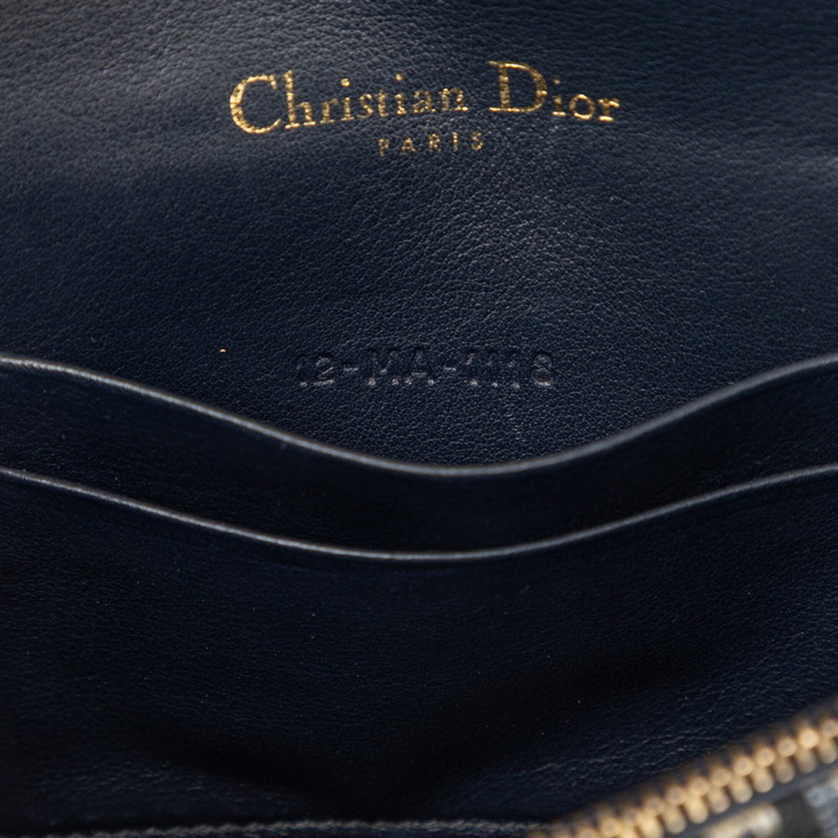Christian Dior Trotter Beige Navy Canvas Leather Fanny Pack (Pre-Owned)