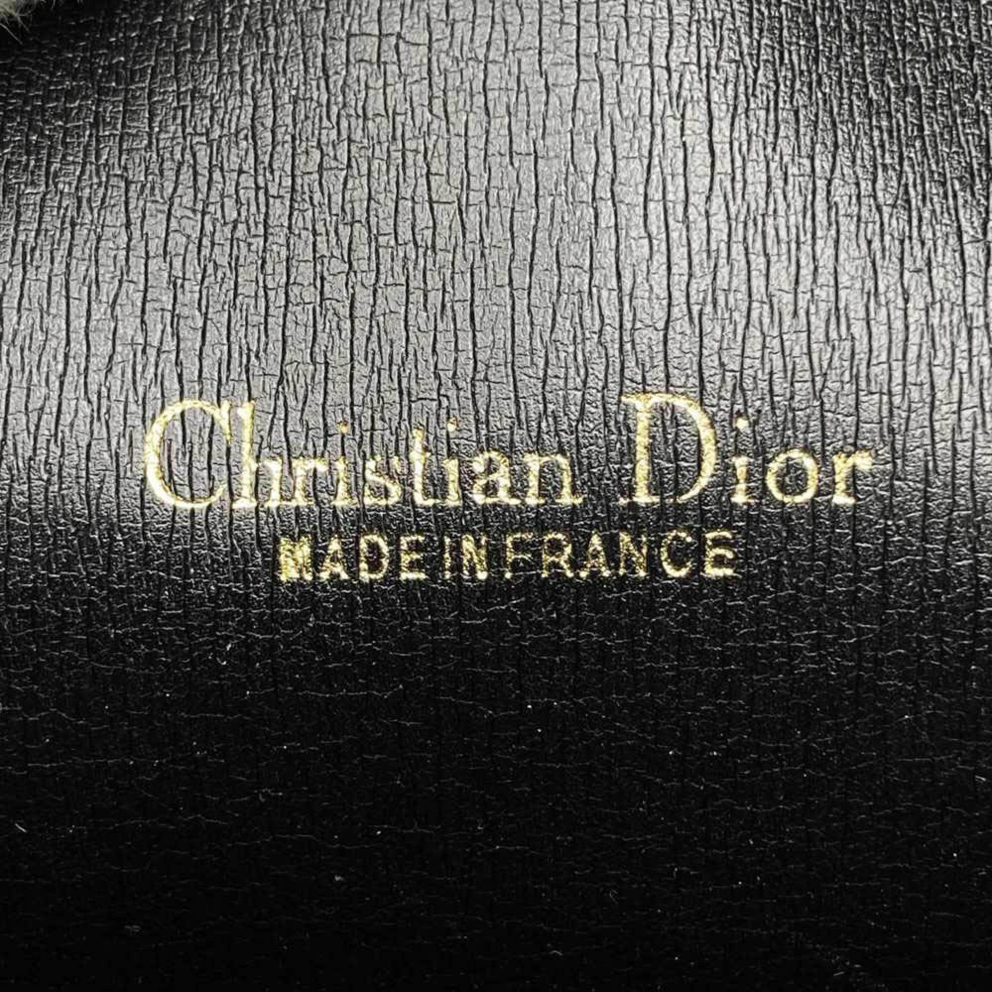Christian Dior Black Canvas Shoulder Bag (Pre-Owned)