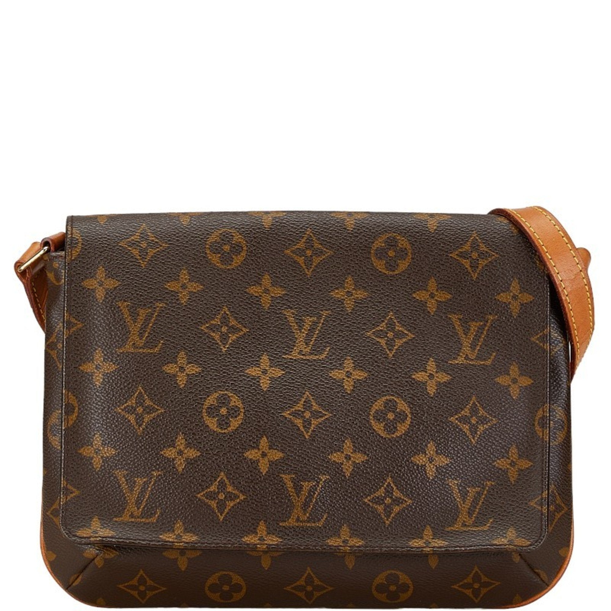 Louis Vuitton Brown Pvc Leather Handbag Shoulder Bag (Pre-Owned)