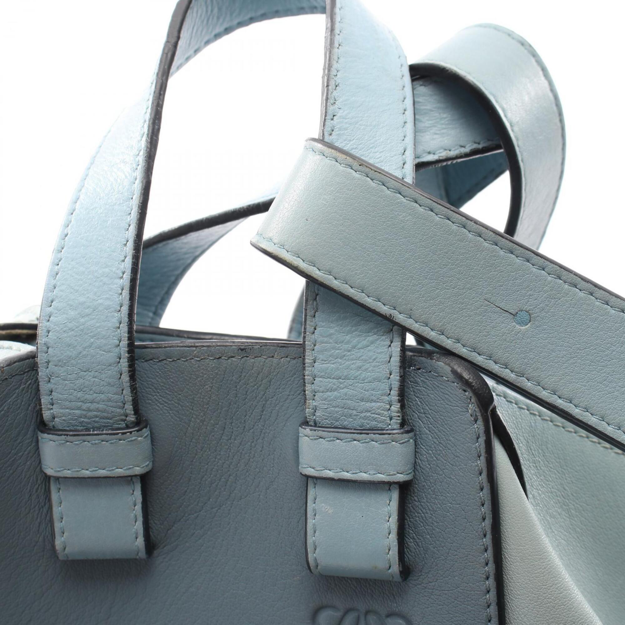 Loewe Blue Leather Handbag (Pre-Owned)