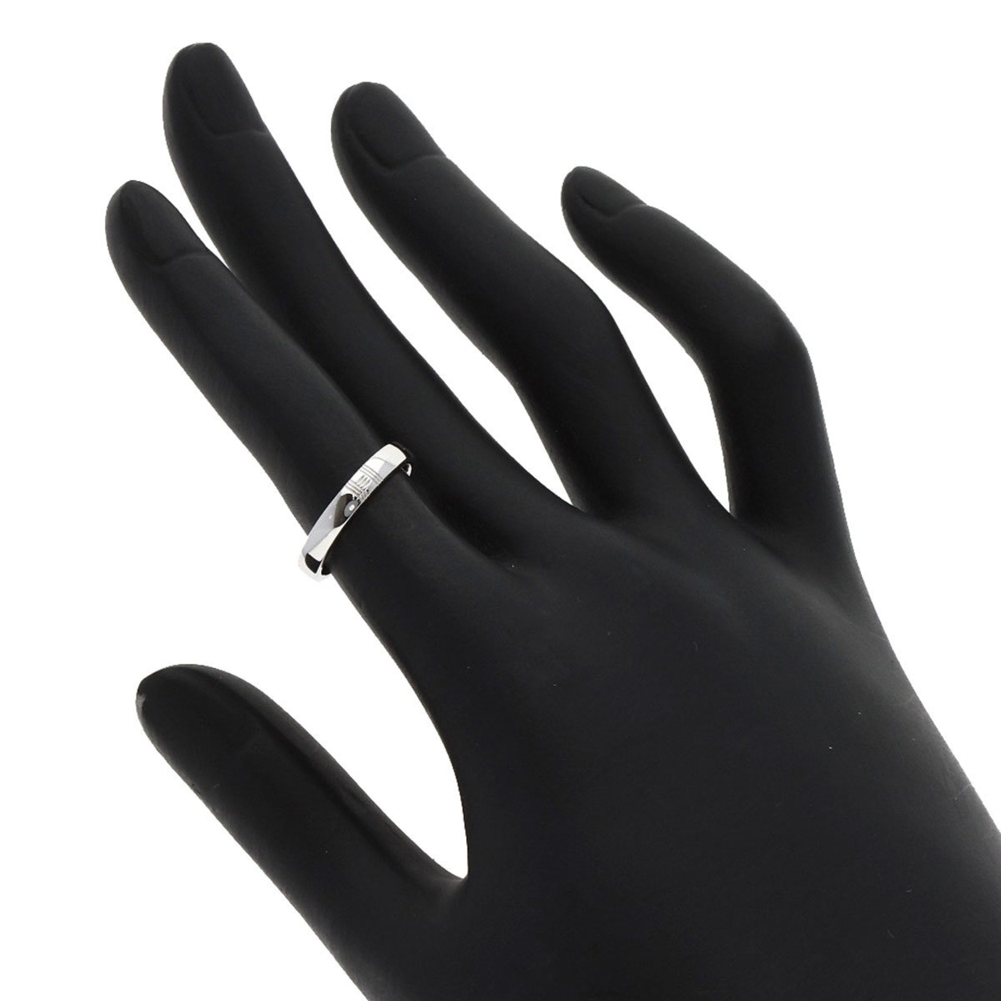 Hermes White Gold (18K) Band Ring (Pre-Owned)