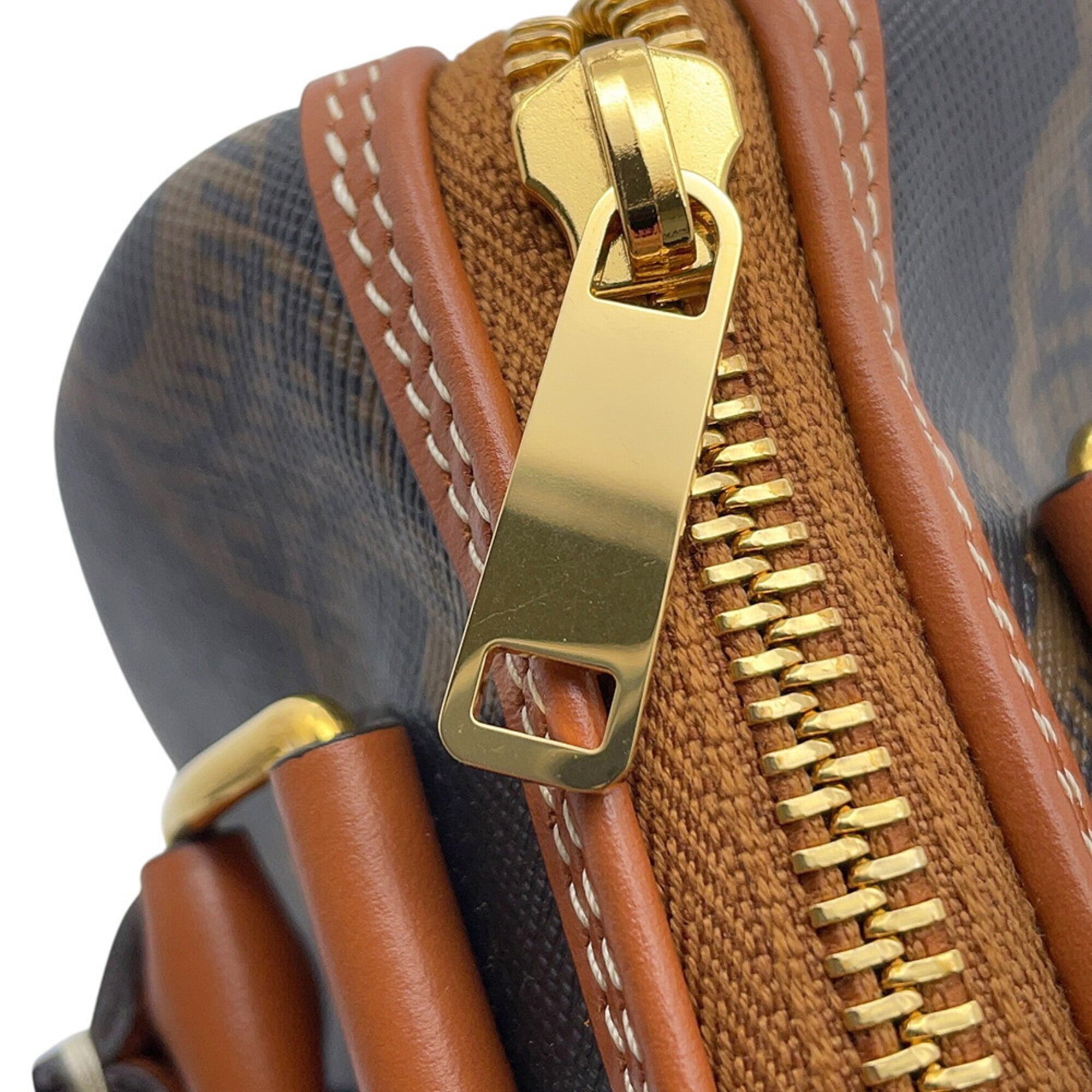 Celine Camel Pvc Leather Handbag Shoulder Bag (Pre-Owned)