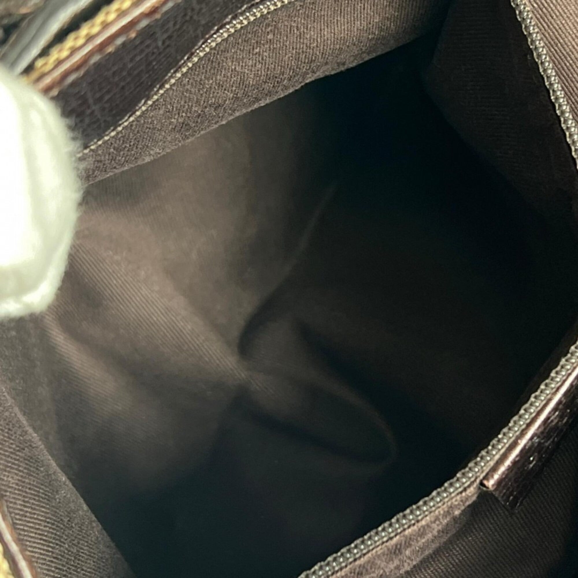 Gucci Brown Gg Canvas Handbag (Pre-Owned)