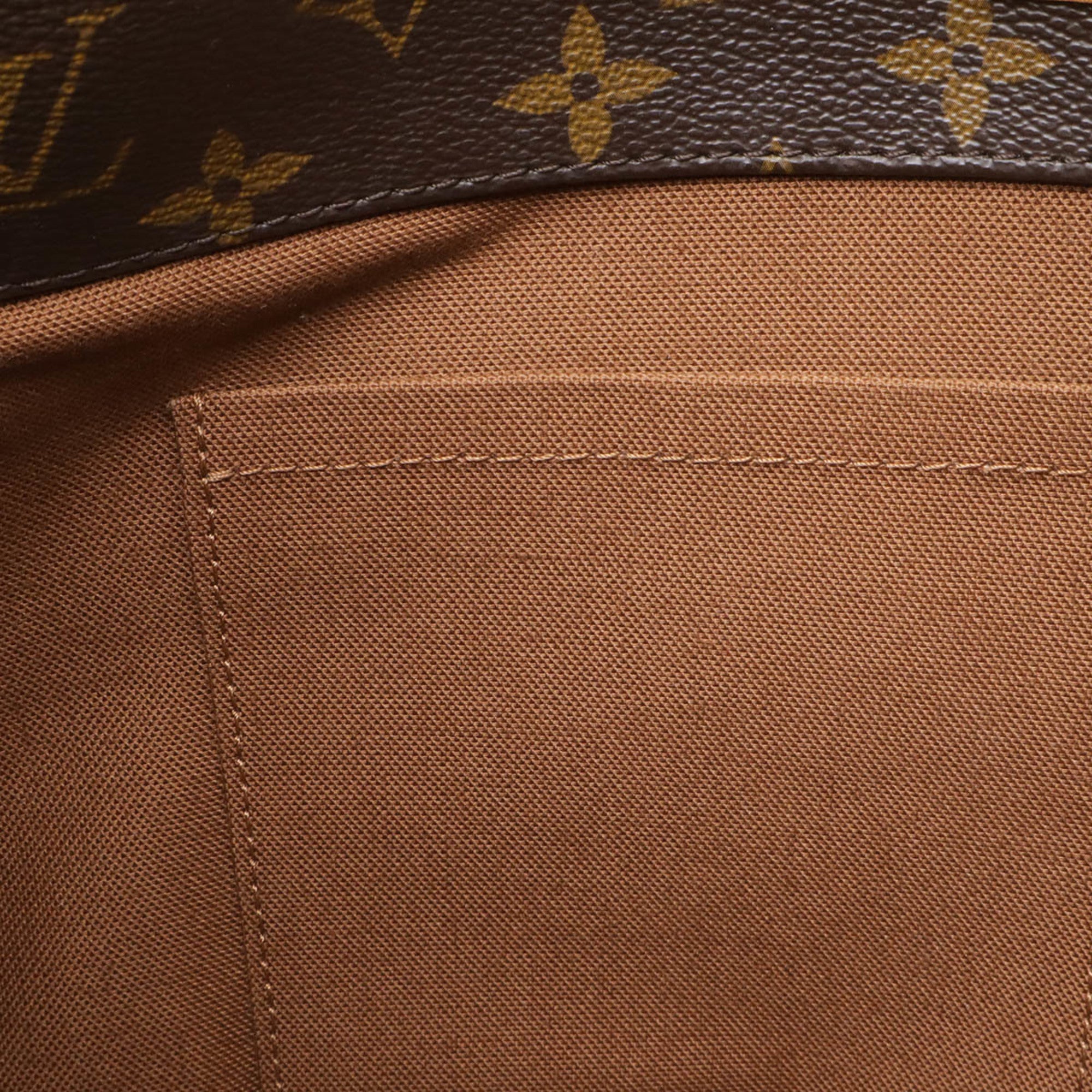 Louis Vuitton Brown Monogram Canvas Pvc Coated Canvas Shoulder Bag (Pre-Owned)