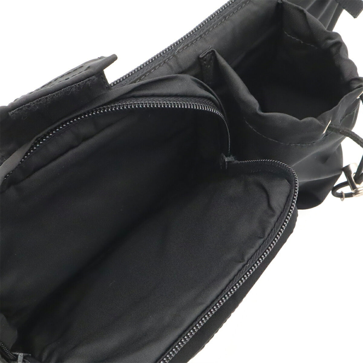 Prada Black Nero Nylon Fanny Pack Sling Bag (Pre-Owned)