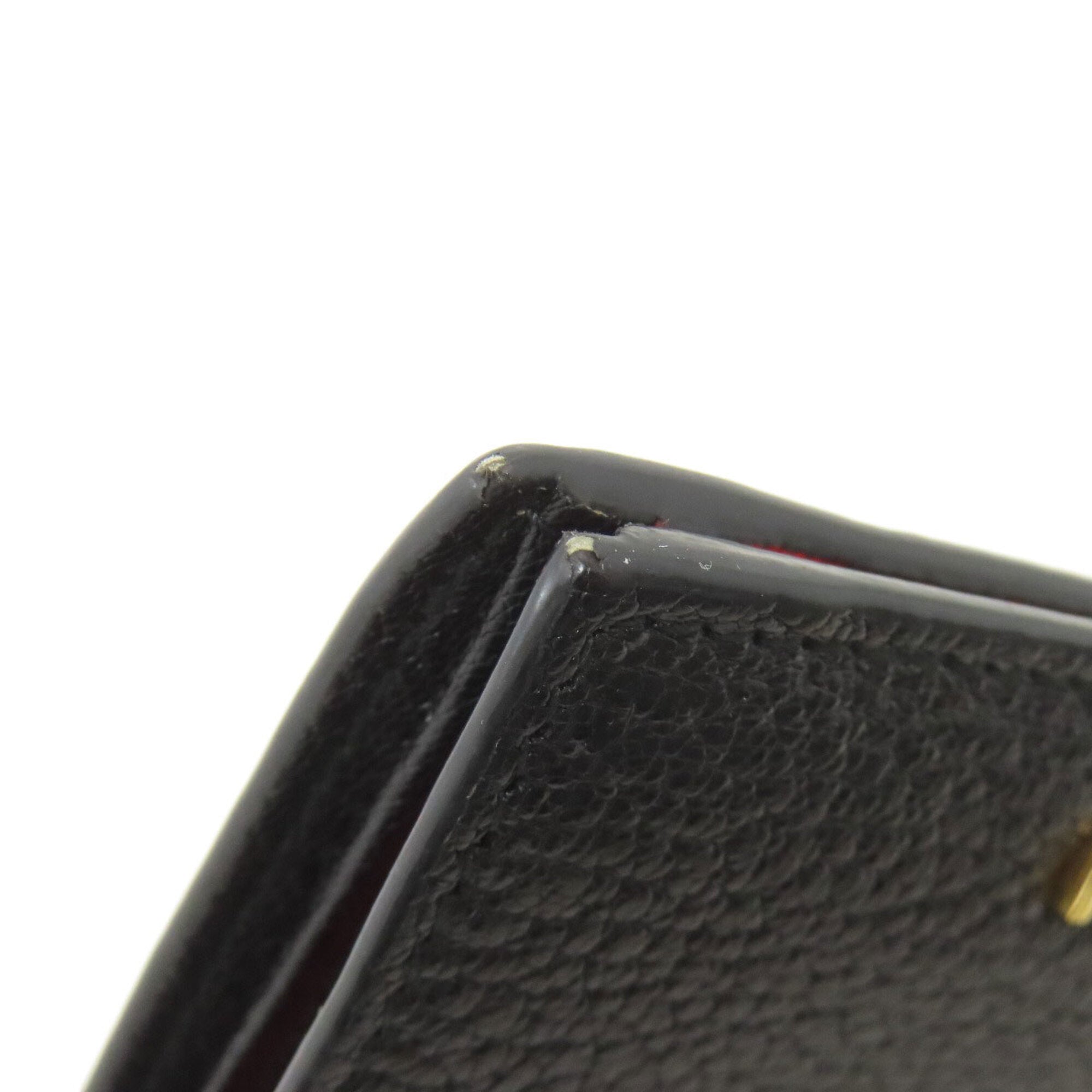 Miu Miu Black Leather Wallet (Bi-Fold) (Pre-Owned)