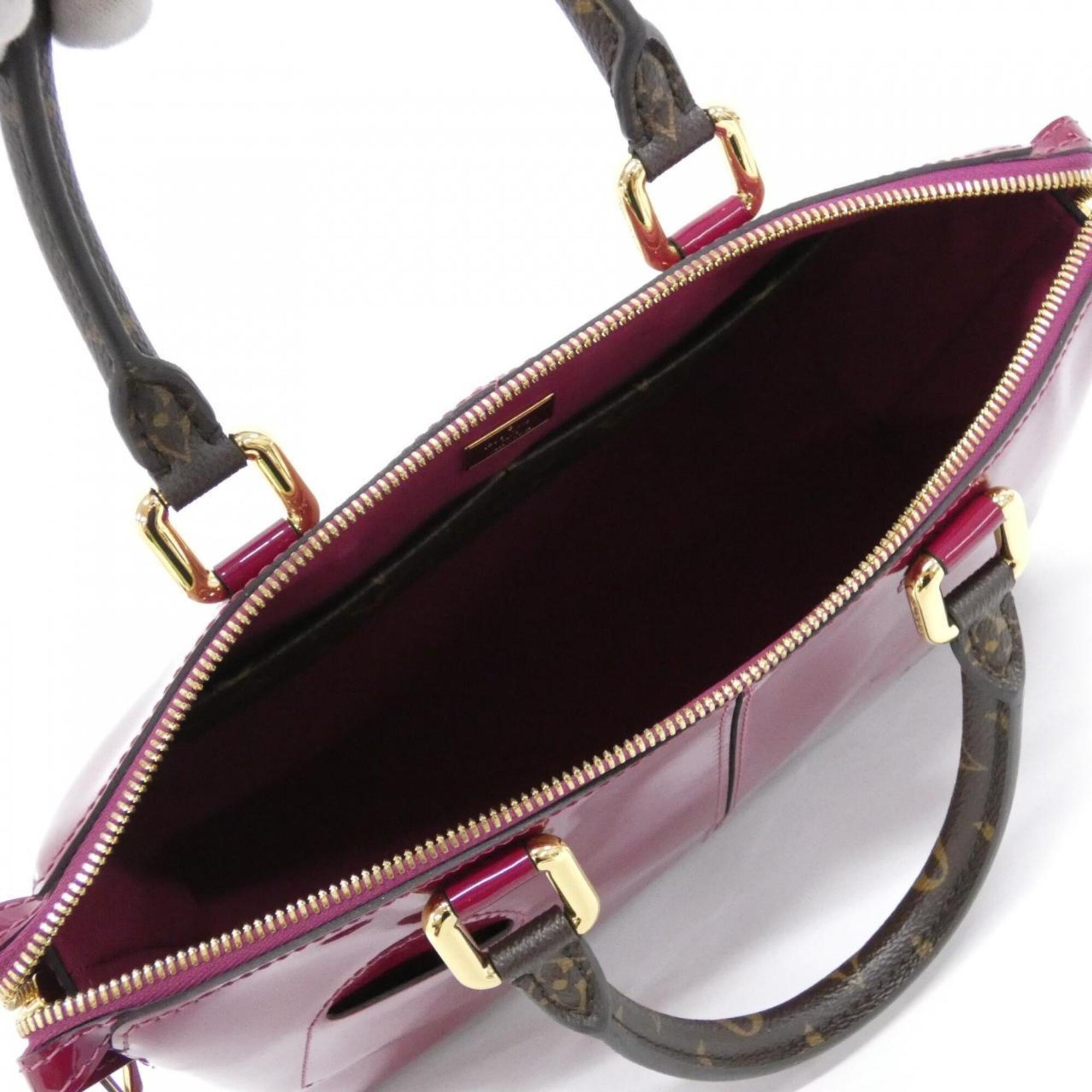 Louis Vuitton Magenta Pink Leather Handbag (Pre-Owned)