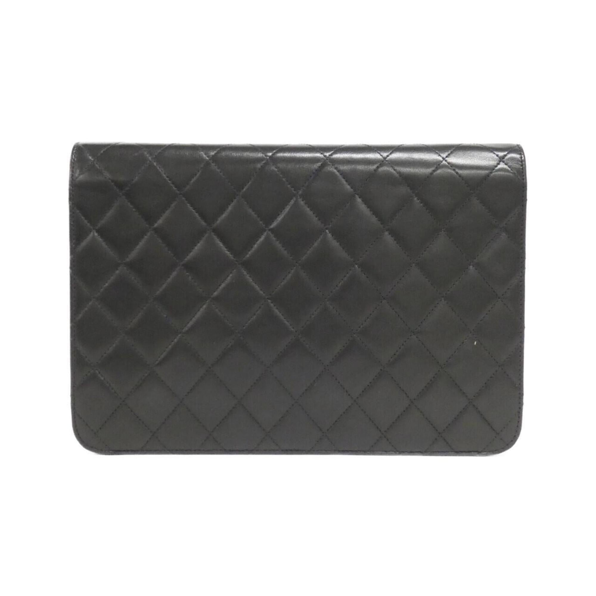 Chanel Black Leather Shoulder Bag (Pre-Owned)