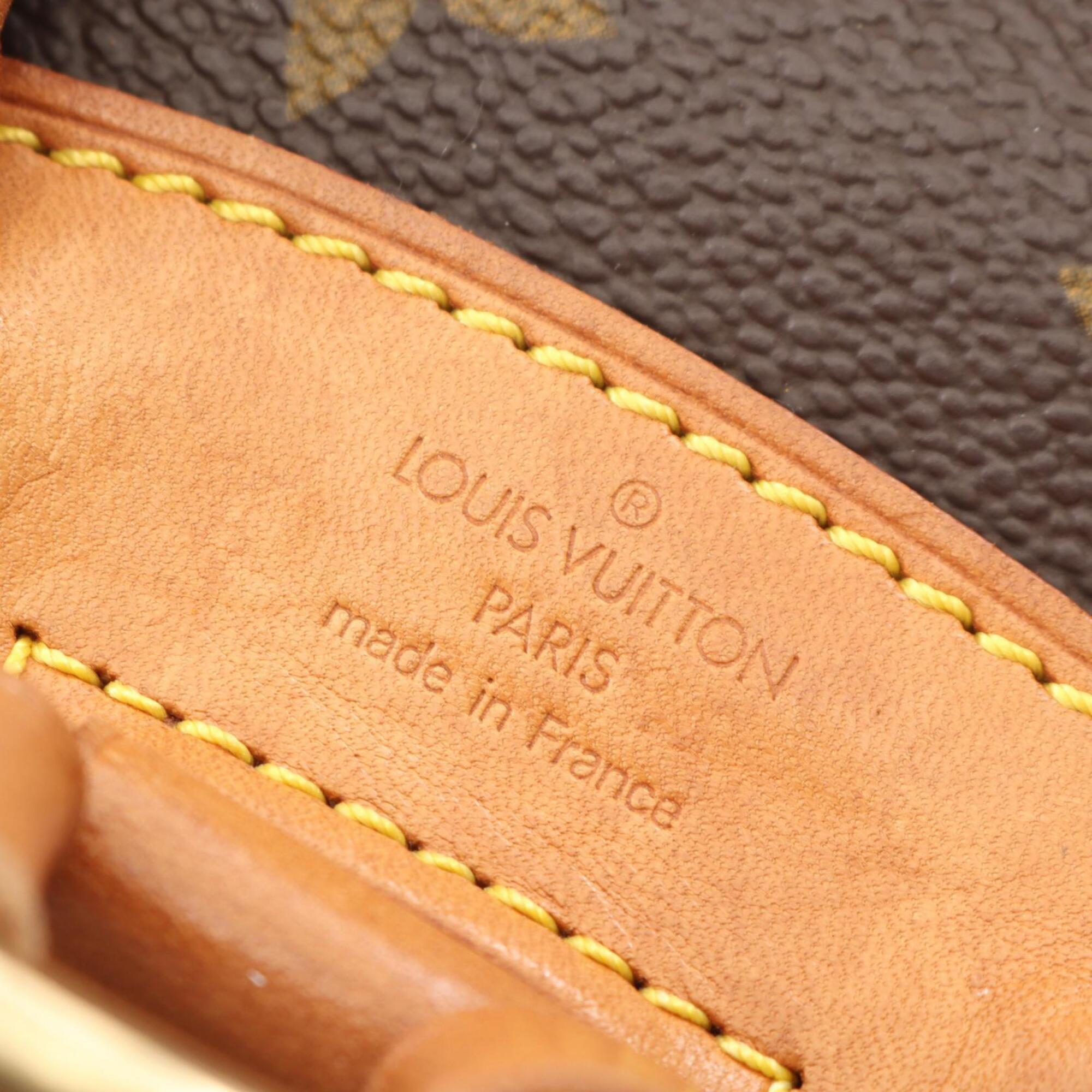 Louis Vuitton Brown Monogram Monogram Leather Backpack Handbag (Pre-Owned)