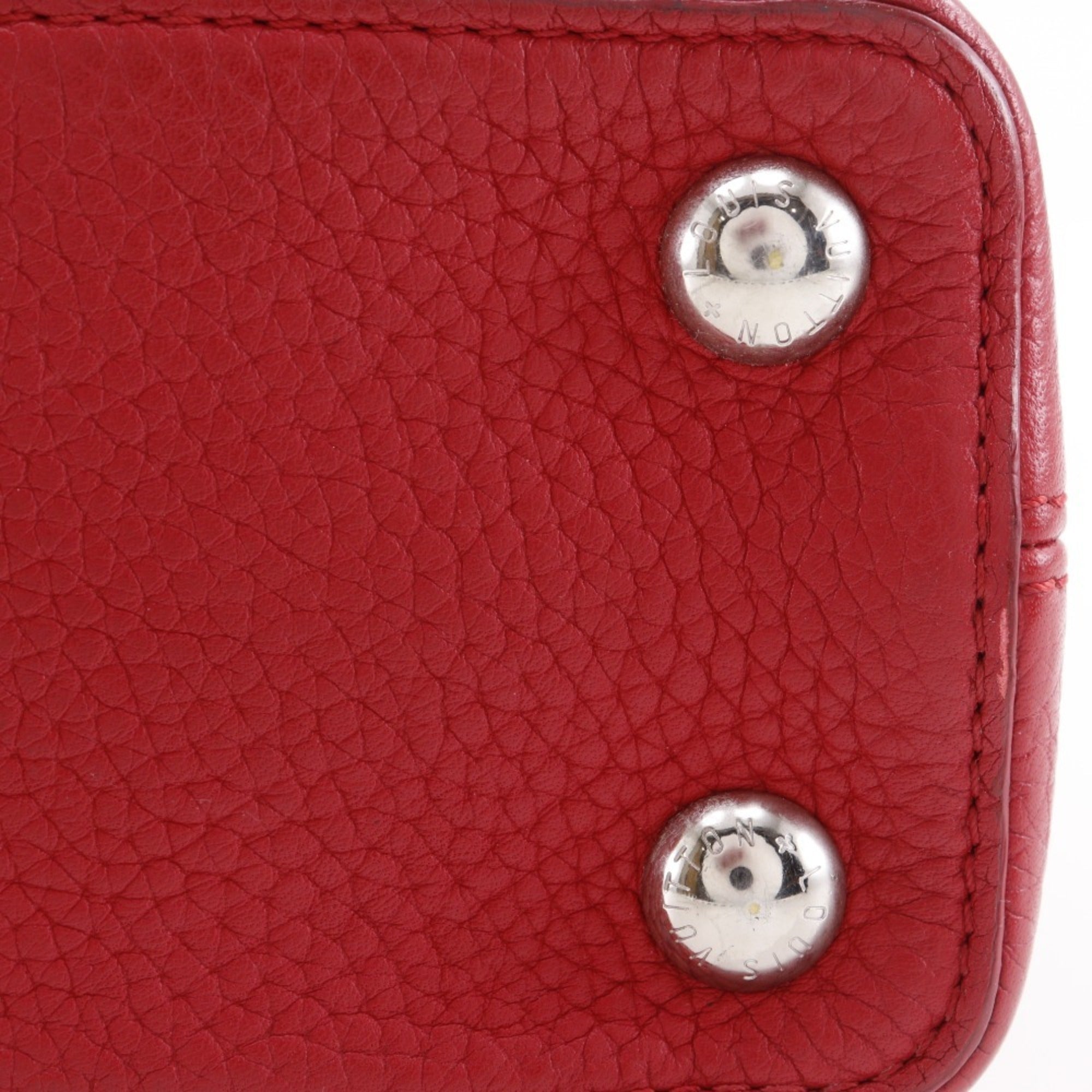 Louis Vuitton Red Color Handbag (Pre-Owned)