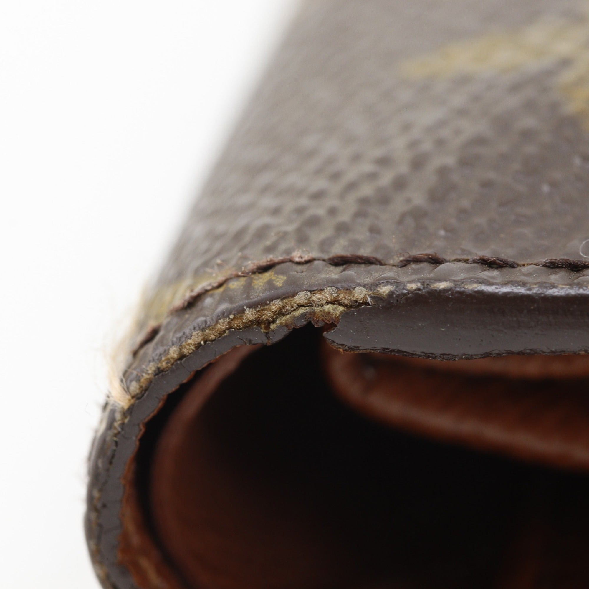 Louis Vuitton Brown Monogram Canvas Wallet (Tri-Fold) (Pre-Owned)