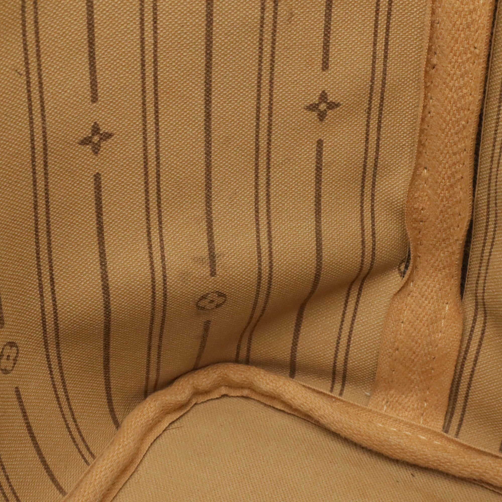 Louis Vuitton Brown Monogram White Monogram Shoulder Bag Tote Bag (Pre-Owned)