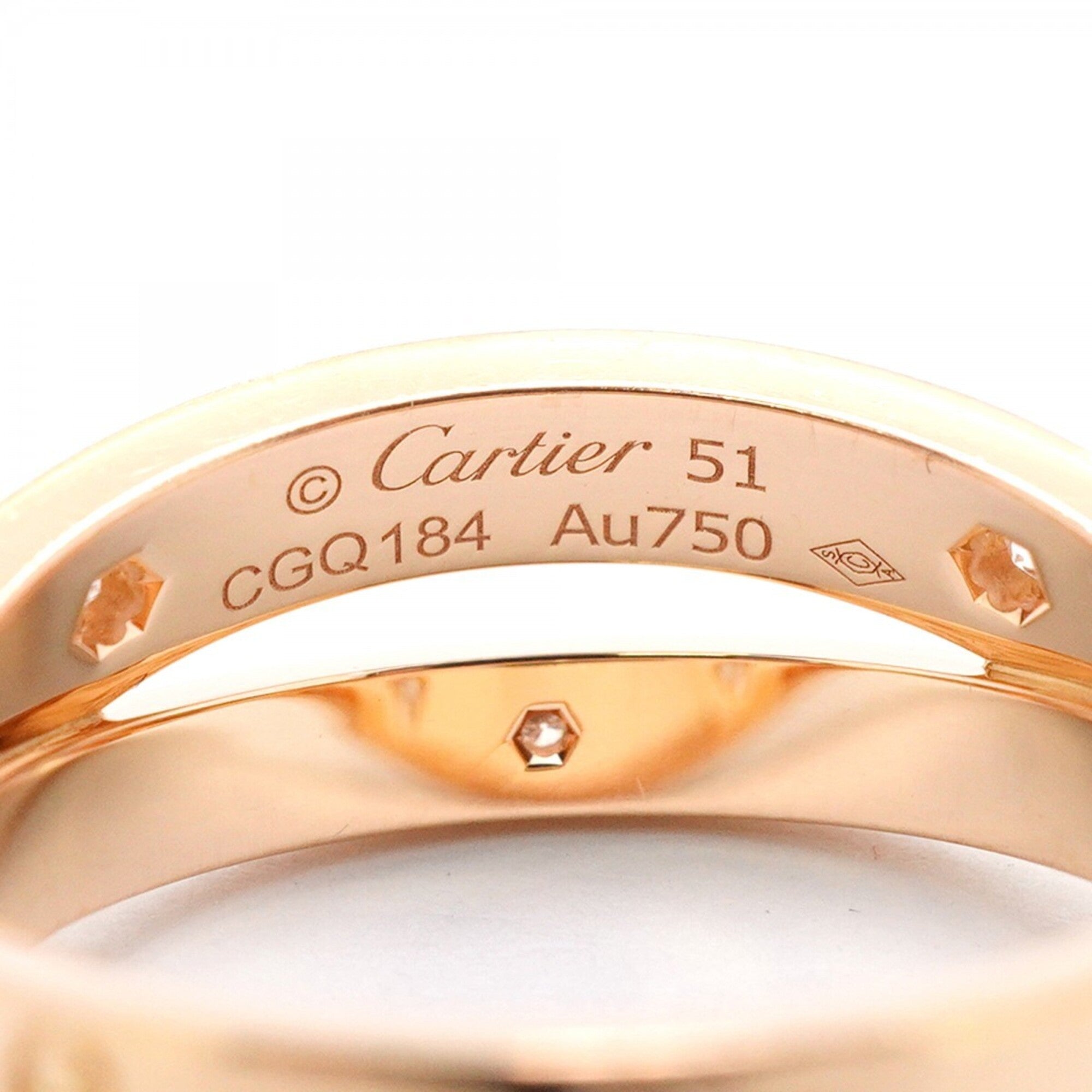 Cartier Pink Gold (18K) Band Ring (Pre-Owned)