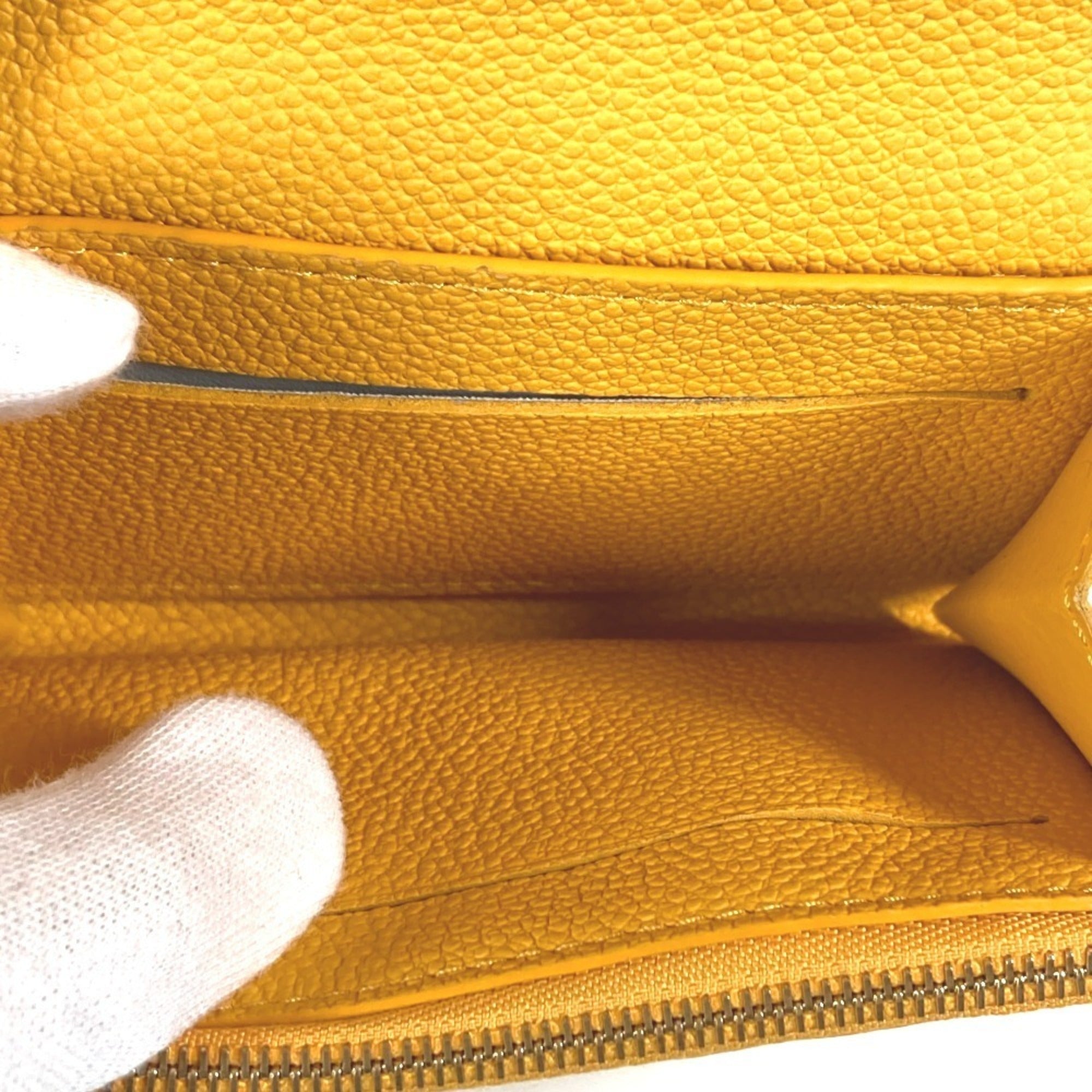 Louis Vuitton Jaune Yellow Monogram Empreinte Coin Purse/Coin Case (Pre-Owned)
