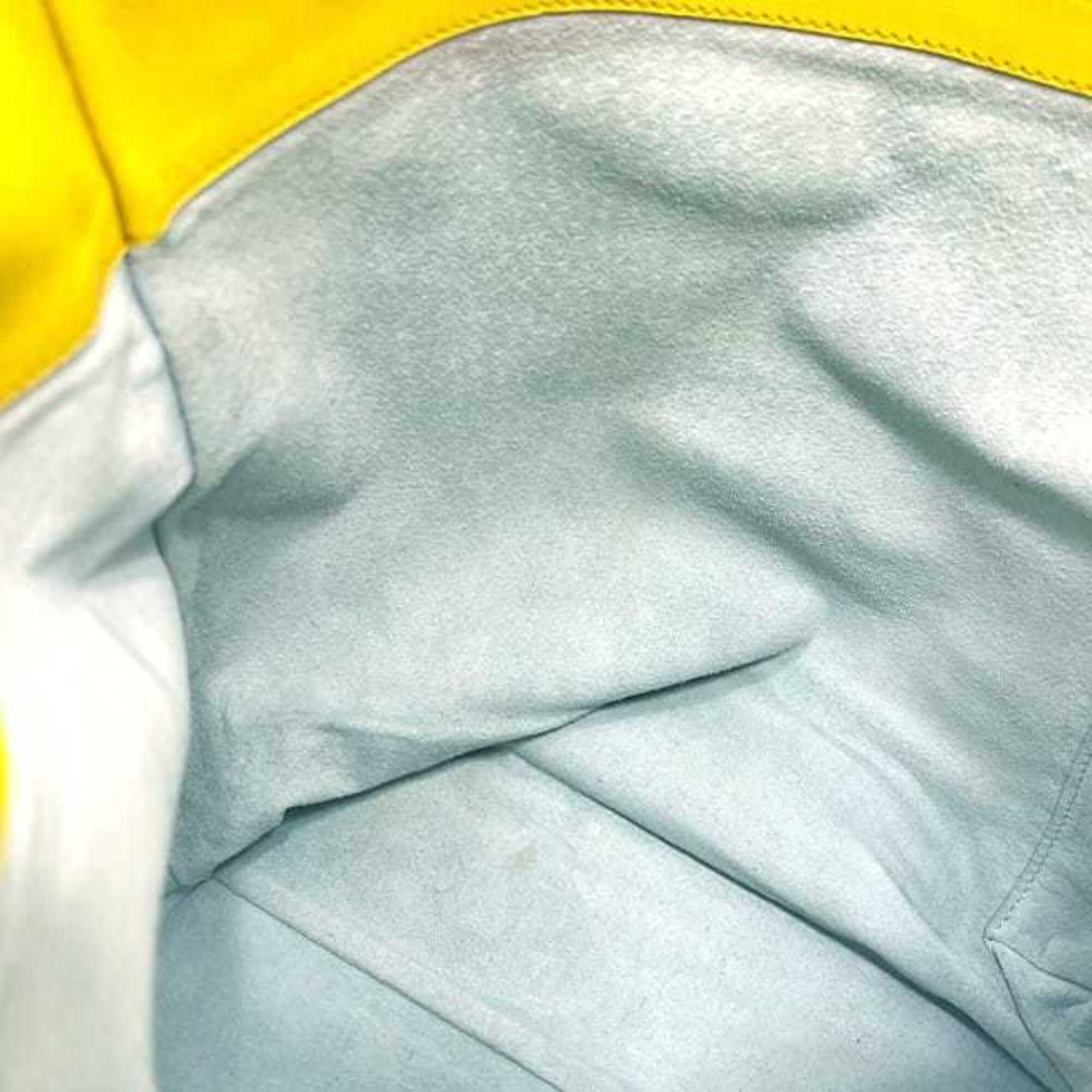 Bottega Veneta Yellow Intrecciato Tote Bag (Pre-Owned)