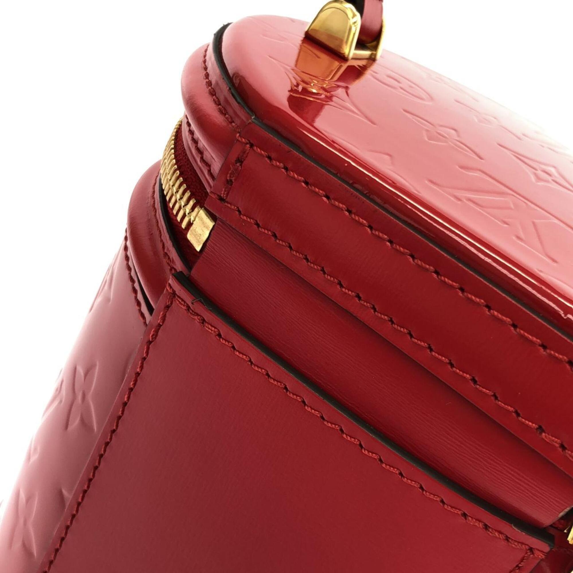 Louis Vuitton Rouge Leather Handbag (Pre-Owned)