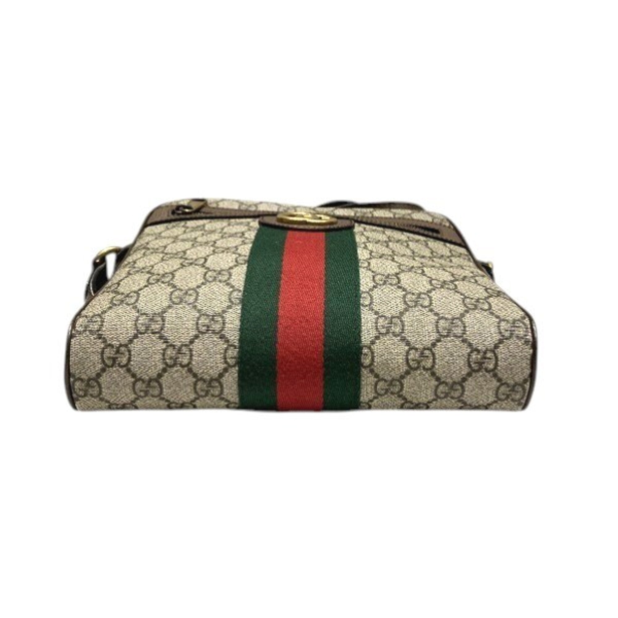 Gucci Beige Gg Supreme Handbag Shoulder Bag (Pre-Owned)