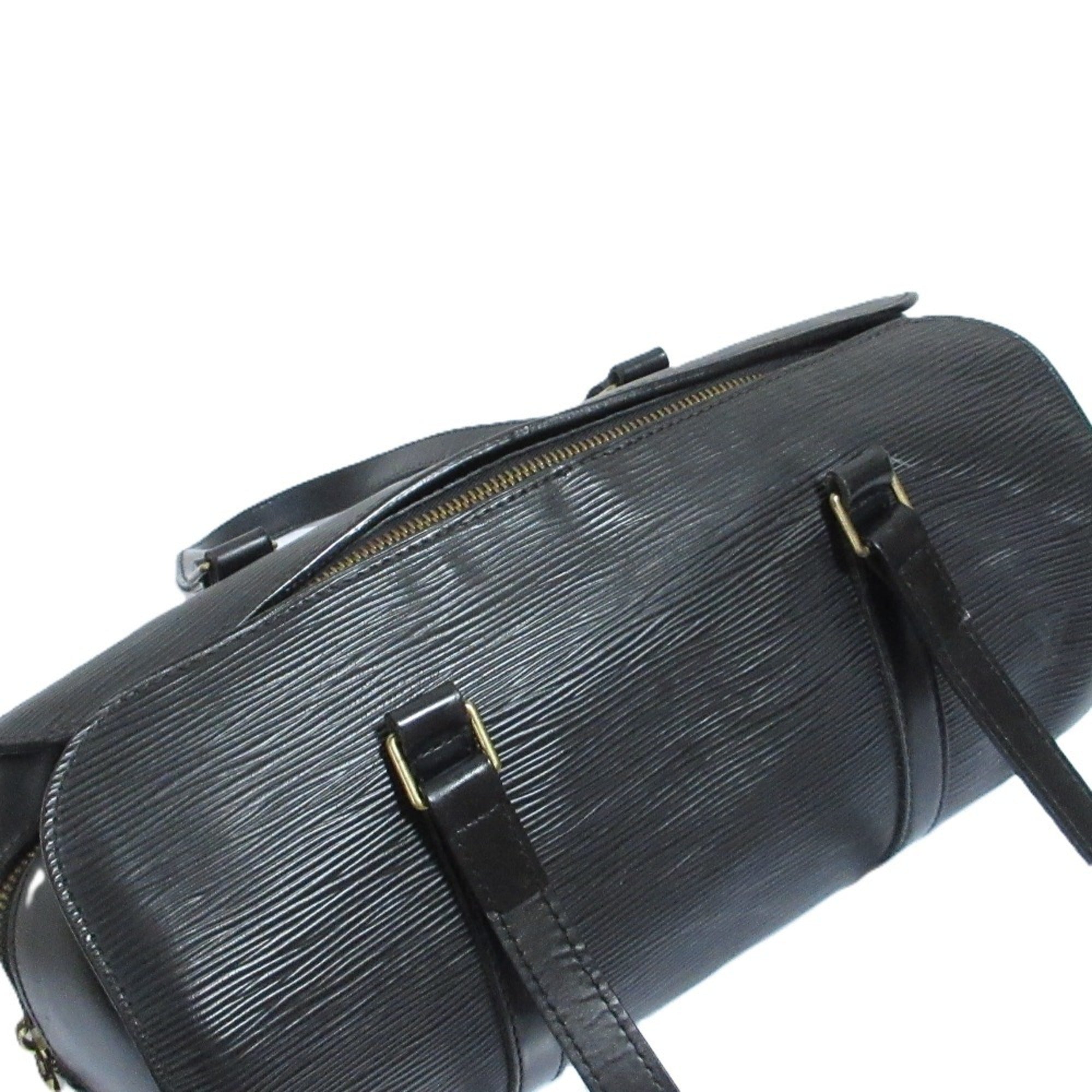 Louis Vuitton Black Noir Epi Leather Handbag (Pre-Owned)