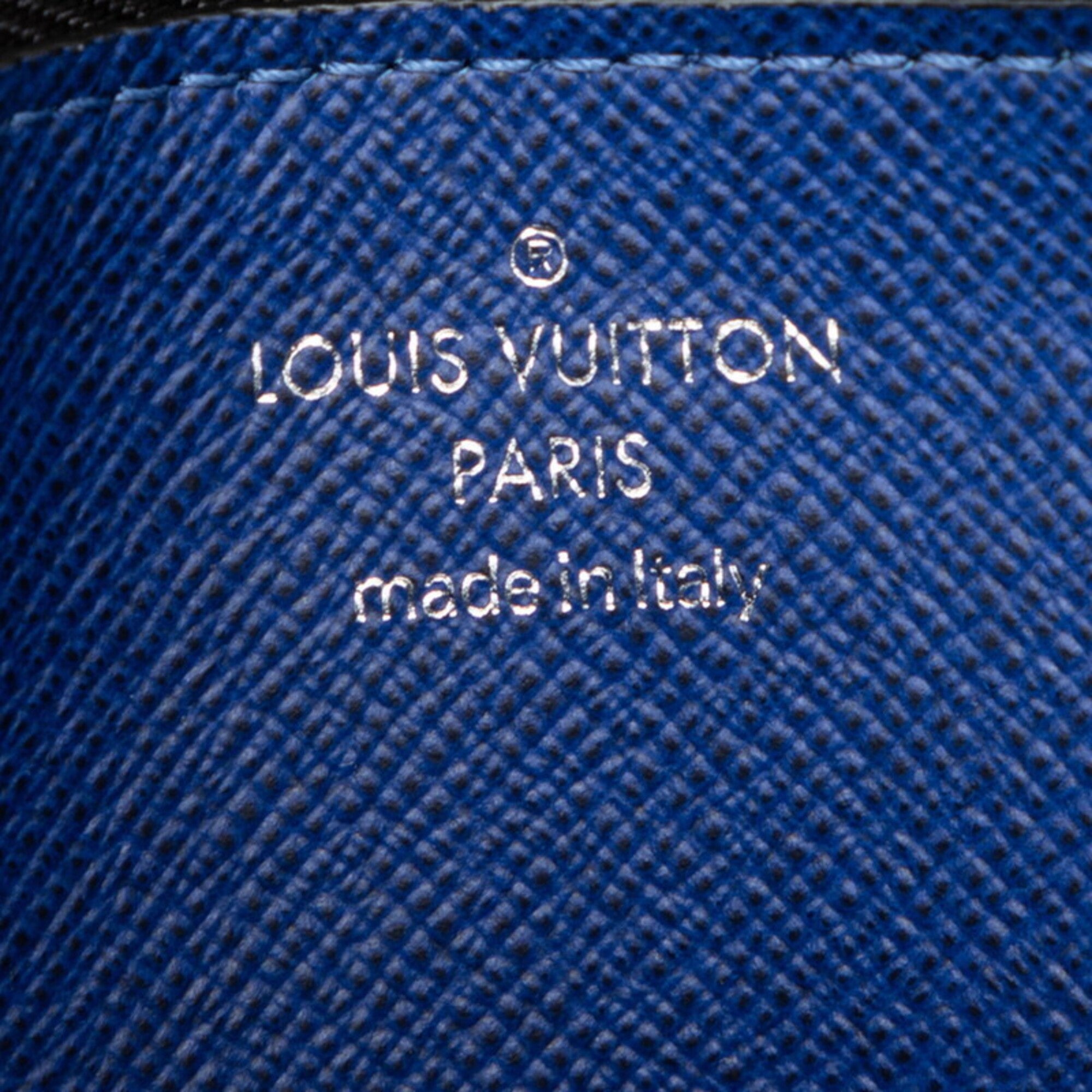 Louis Vuitton Blue Pvc Leather Coin Purse/Coin Case (Pre-Owned)