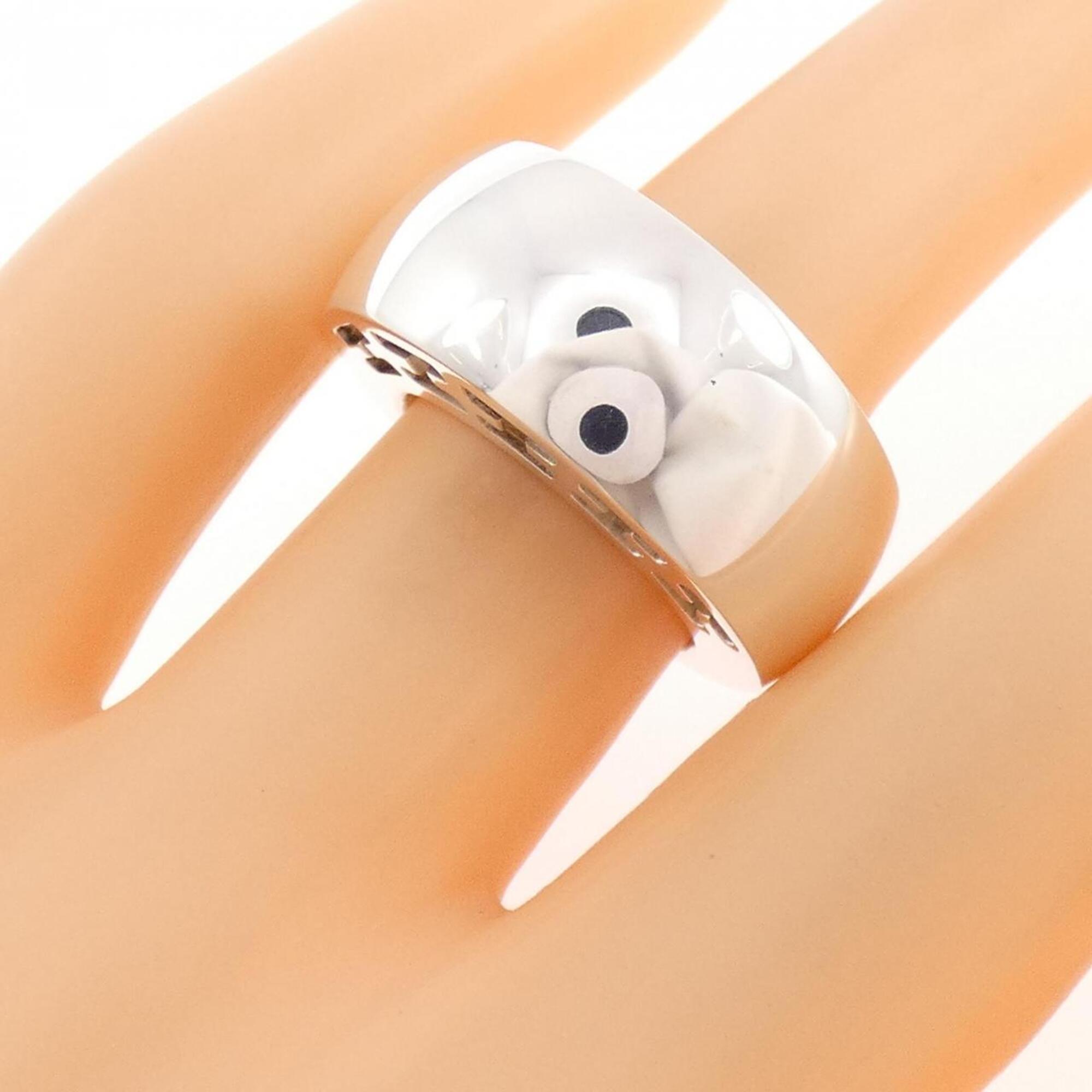 Hermes Silver 925 Band Ring (Pre-Owned)