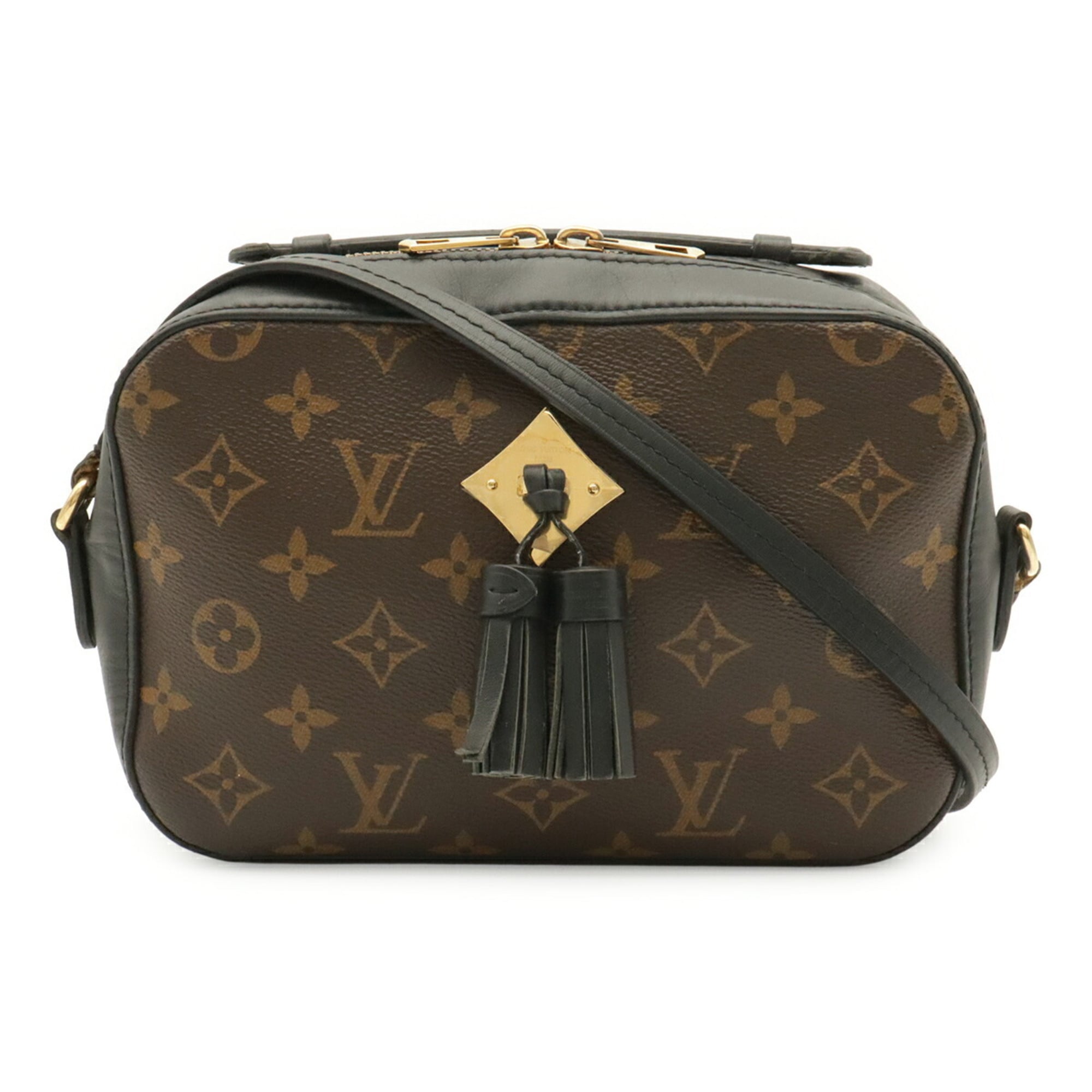 Louis Vuitton Noir Monogram Canvas Handbag Pochette Shoulder Bag (Pre-Owned)