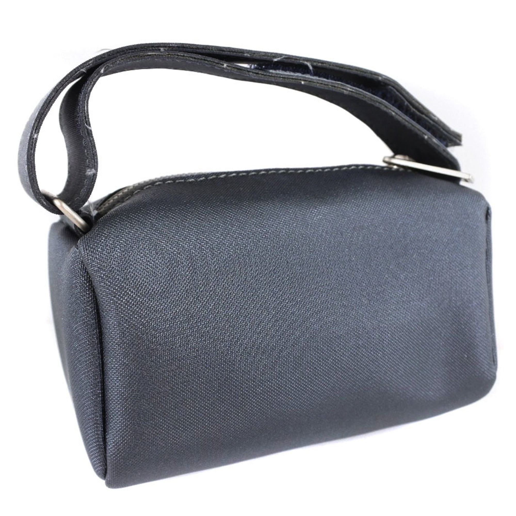 Chanel Gray Nylon Pouch (Pre-Owned)