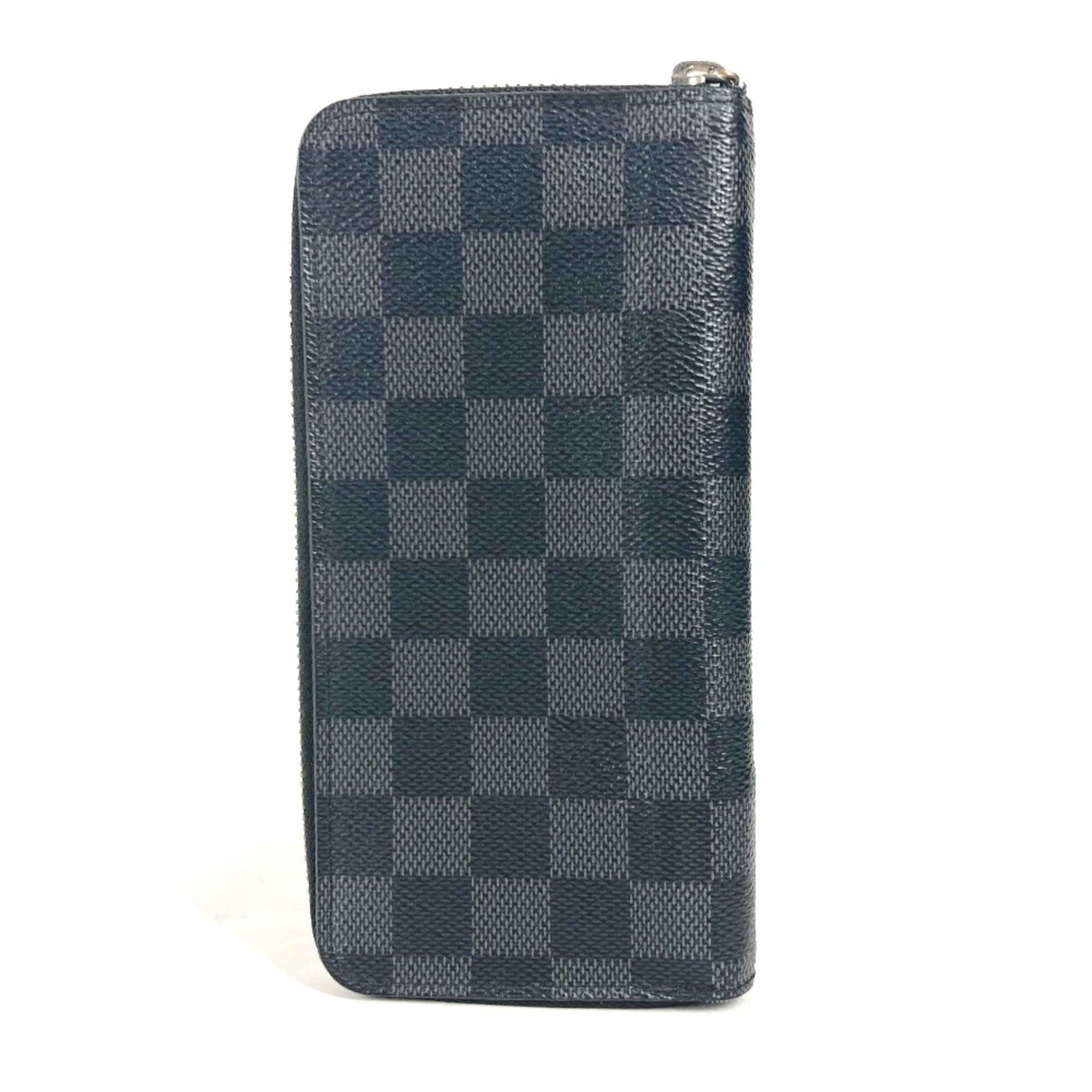 Louis Vuitton Black Damier Graphite Long Wallet (Bi-Fold) (Pre-Owned)