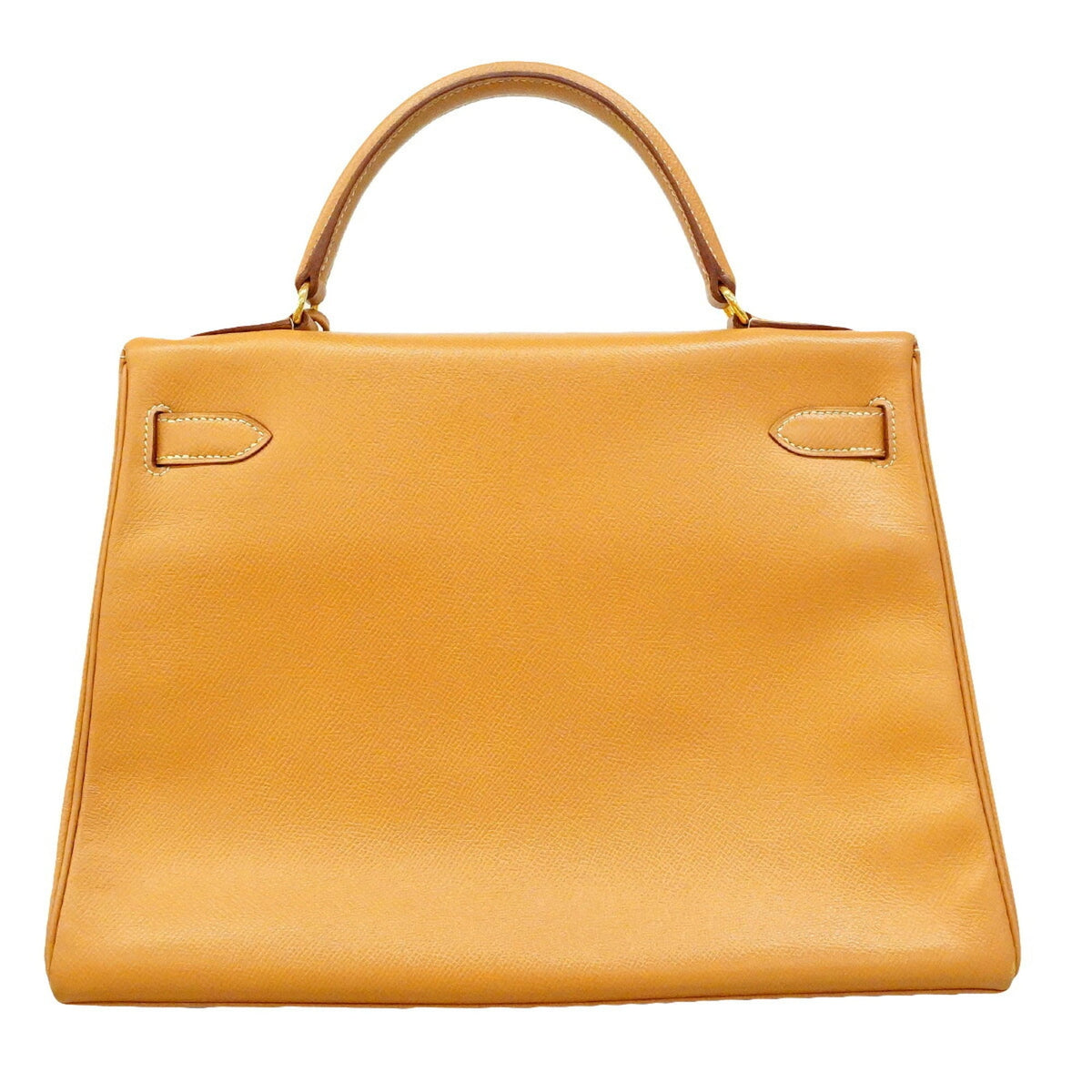 Hermes Natural Sable Courchevel Leather Handbag (Pre-Owned)