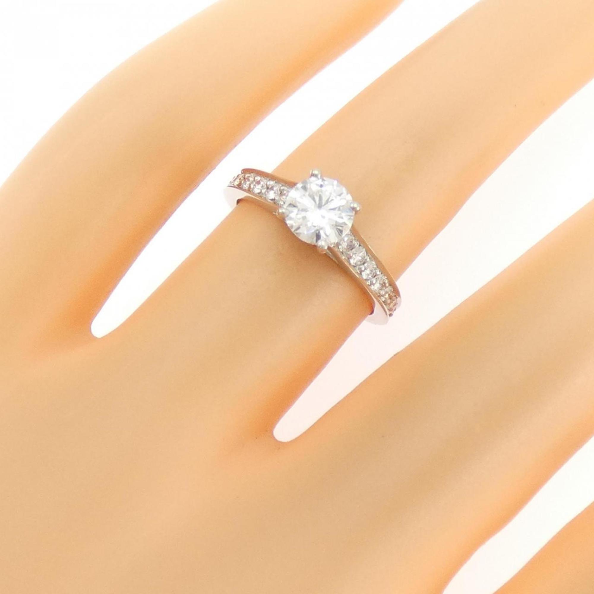 Cartier Platinum Platinum 950 Band Ring (Pre-Owned)