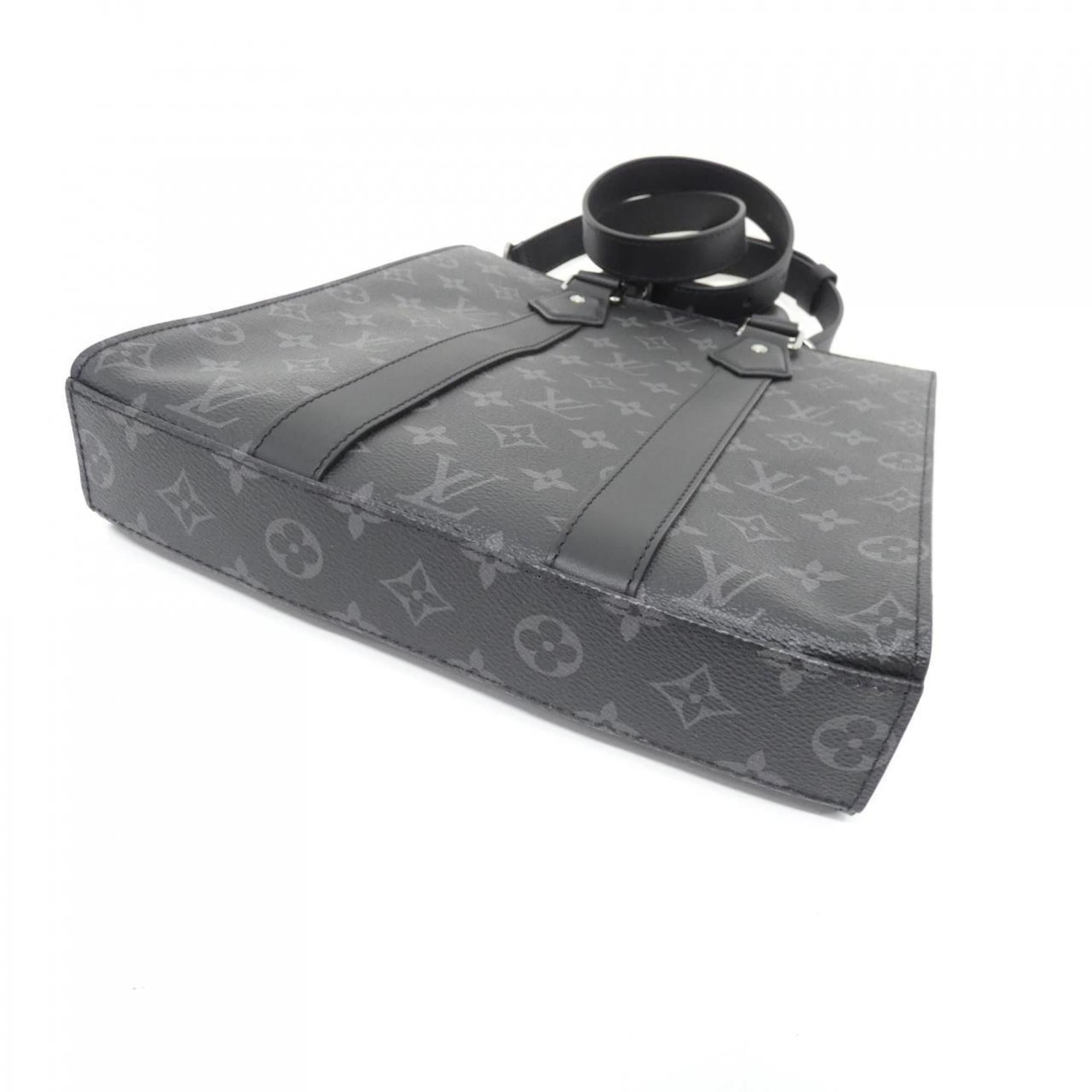 Louis Vuitton Black Coated Canvas Handbag (Pre-Owned)