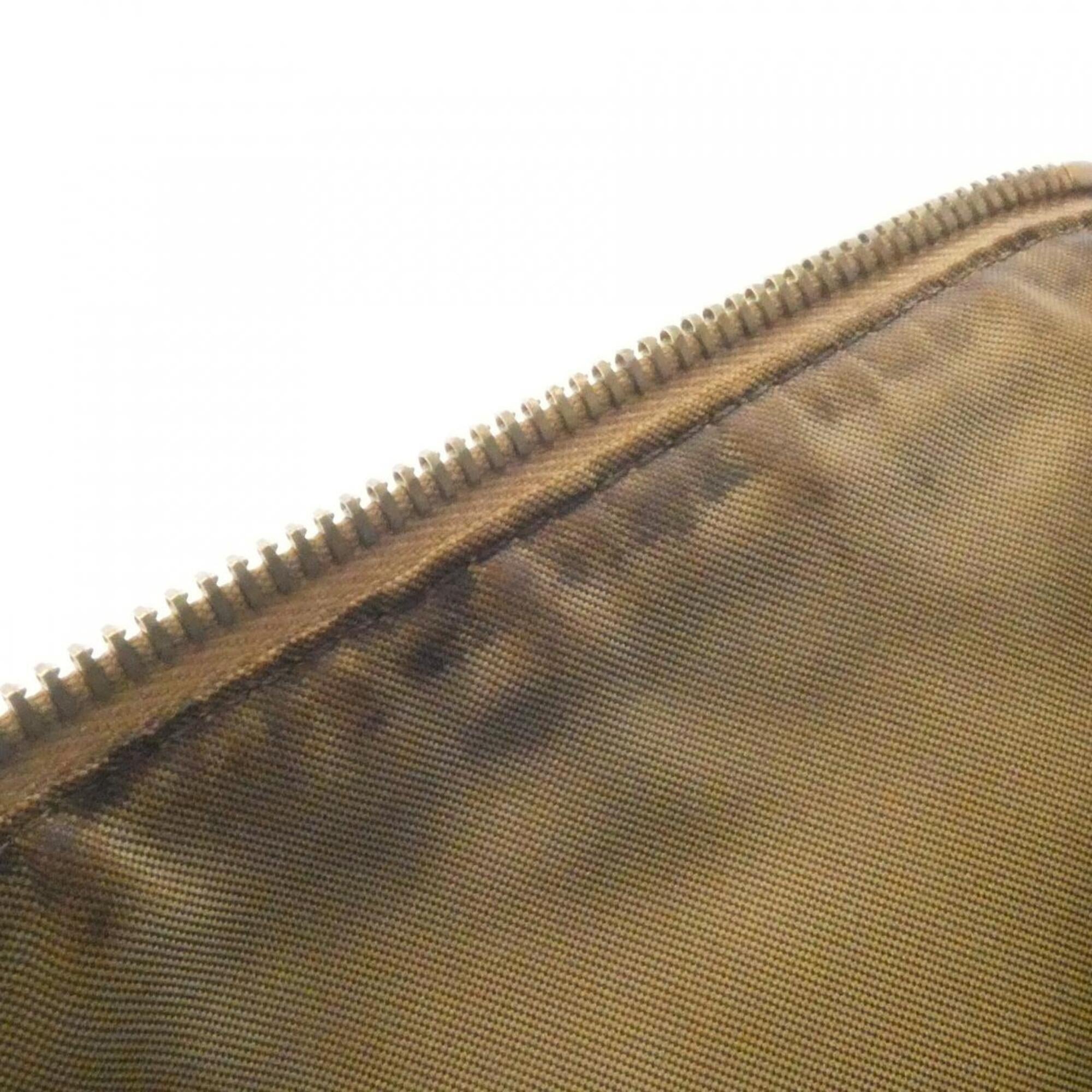 Fendi Beige Canvas Shoulder Bag (Pre-Owned)