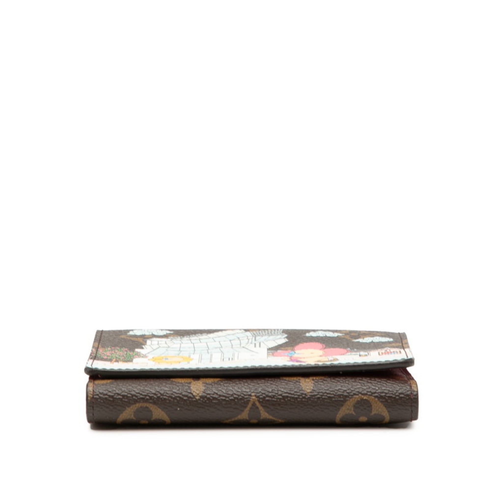 Louis Vuitton Monogram Brown Multi-Color Pvc Wallet (Tri-Fold) (Pre-Owned)