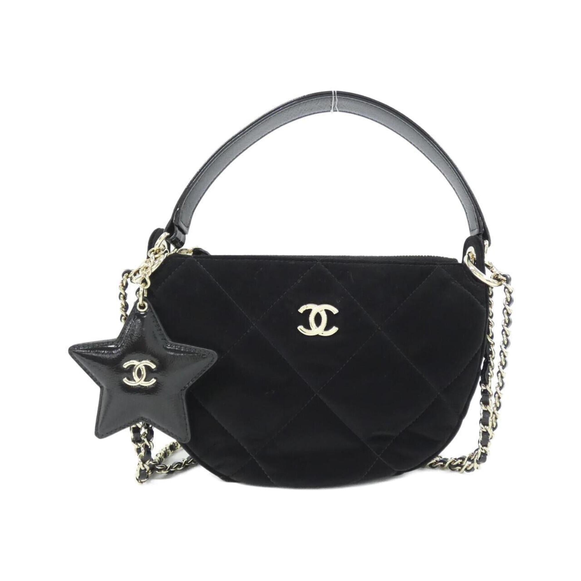 Chanel Black Handbag Shoulder Bag (Pre-Owned)