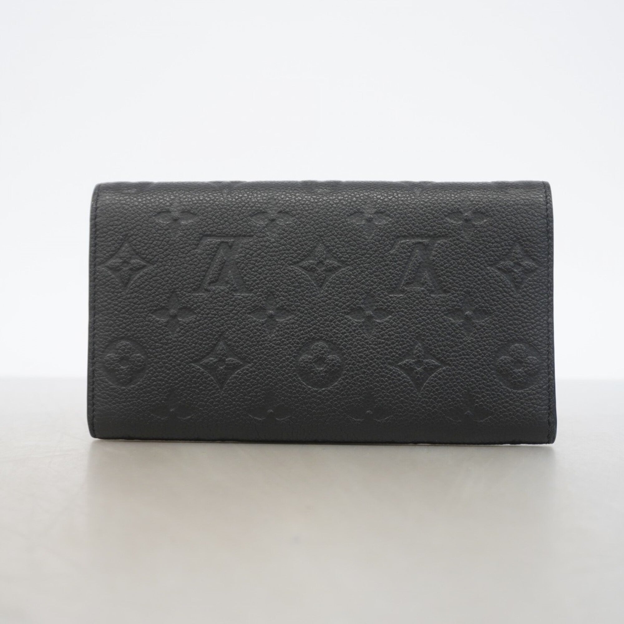 Louis Vuitton Noir Long Wallet (Bi-Fold) (Pre-Owned)