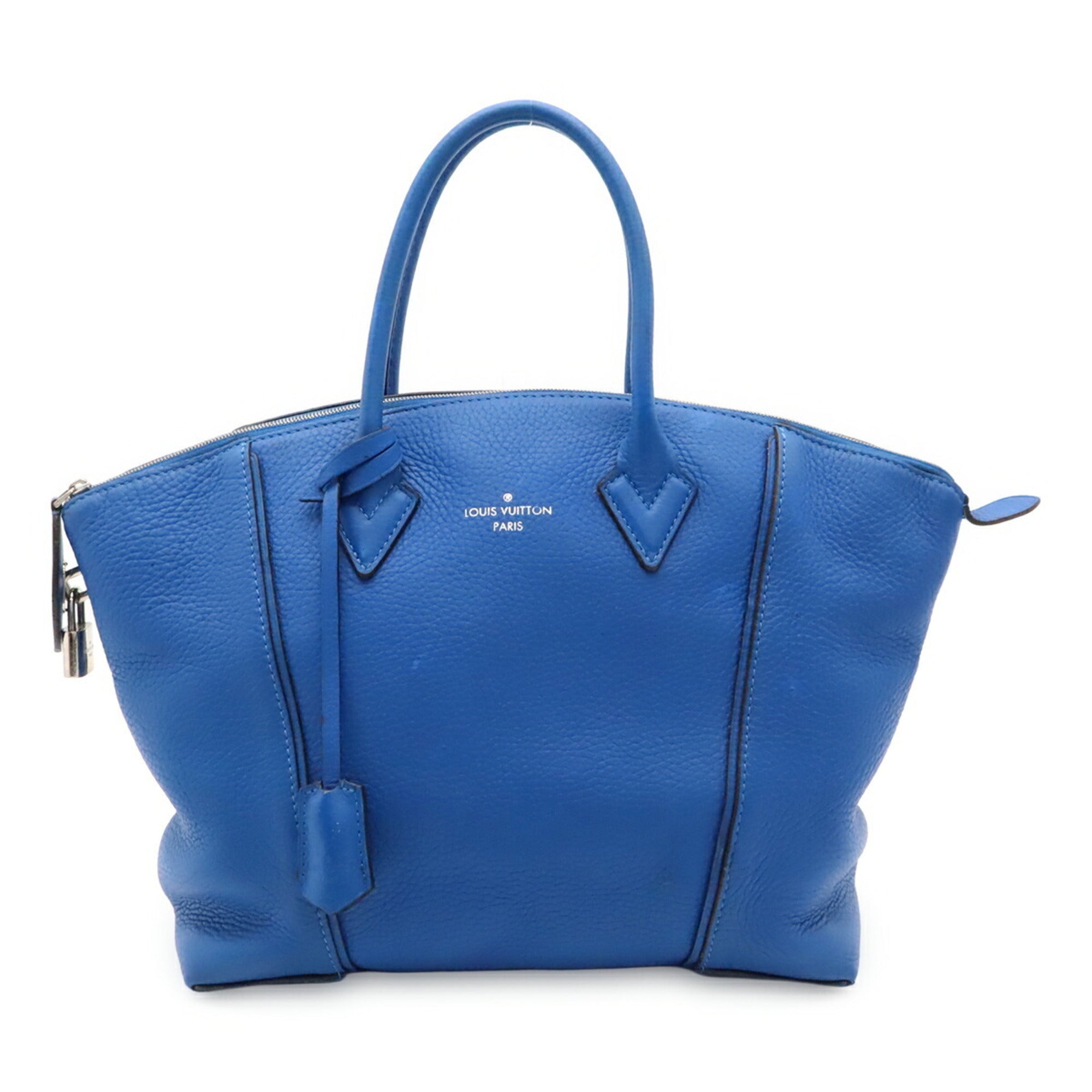 Louis Vuitton Blue Leather Handbag (Pre-Owned)