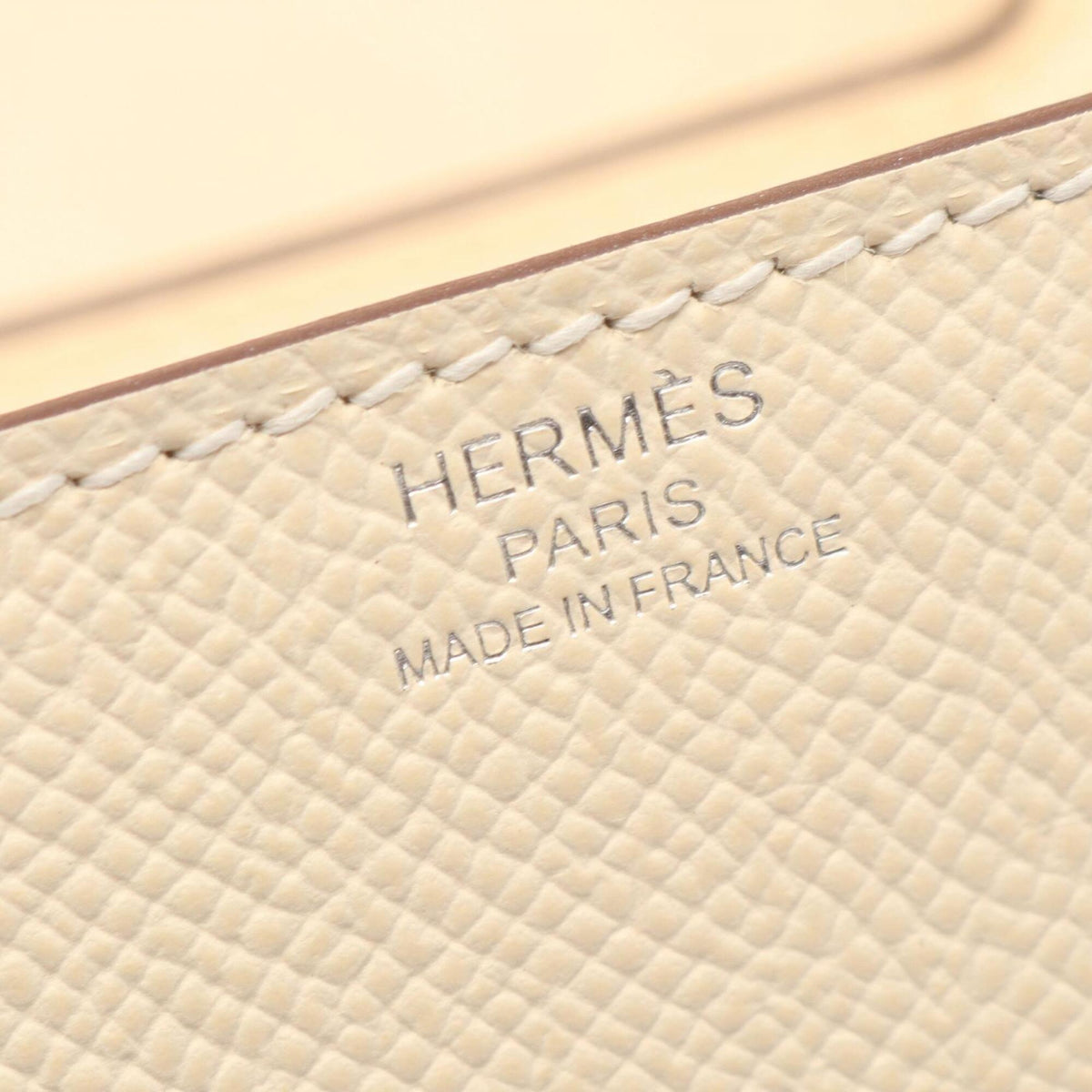 Hermes Ivory Epsom Leather Handbag Shoulder Bag (Pre-Owned)