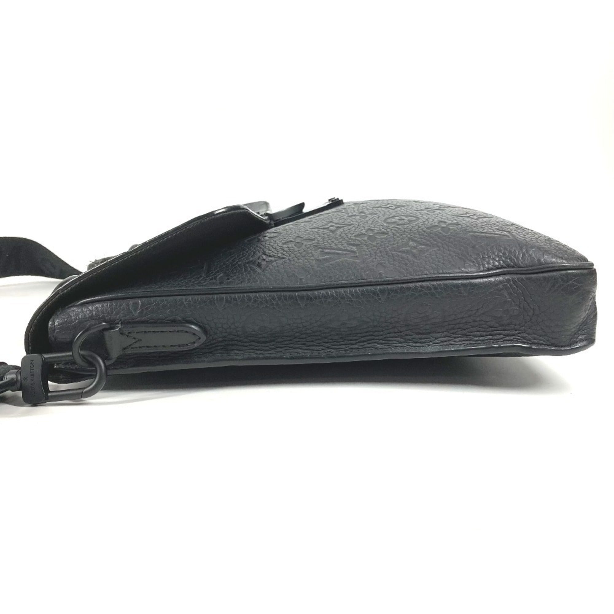 Louis Vuitton Taurillon Black Leather Briefcase Handbag Shoulder Bag Tote Bag (Pre-Owned)