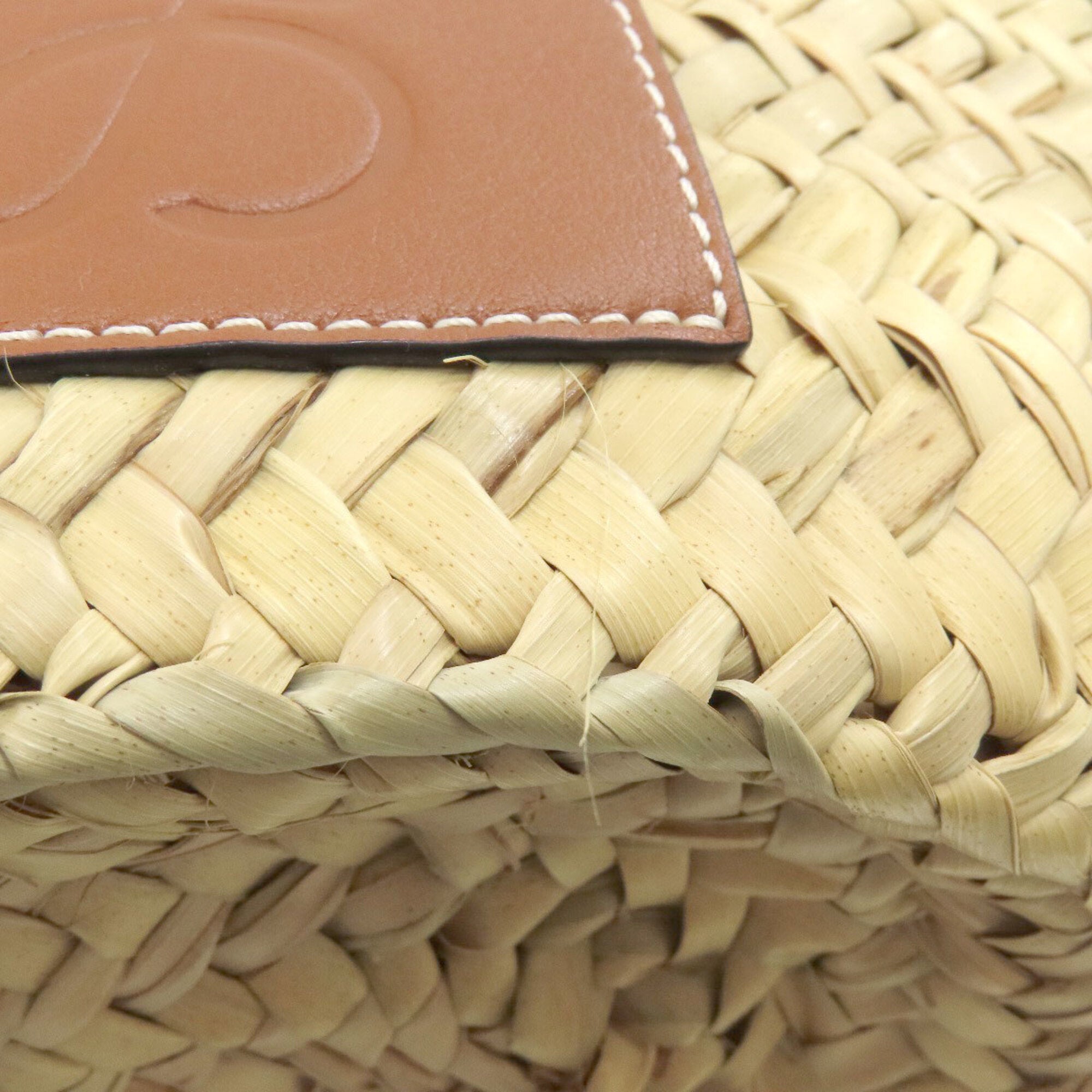 Loewe Brown Leather Basket Tote Bag (Pre-Owned)