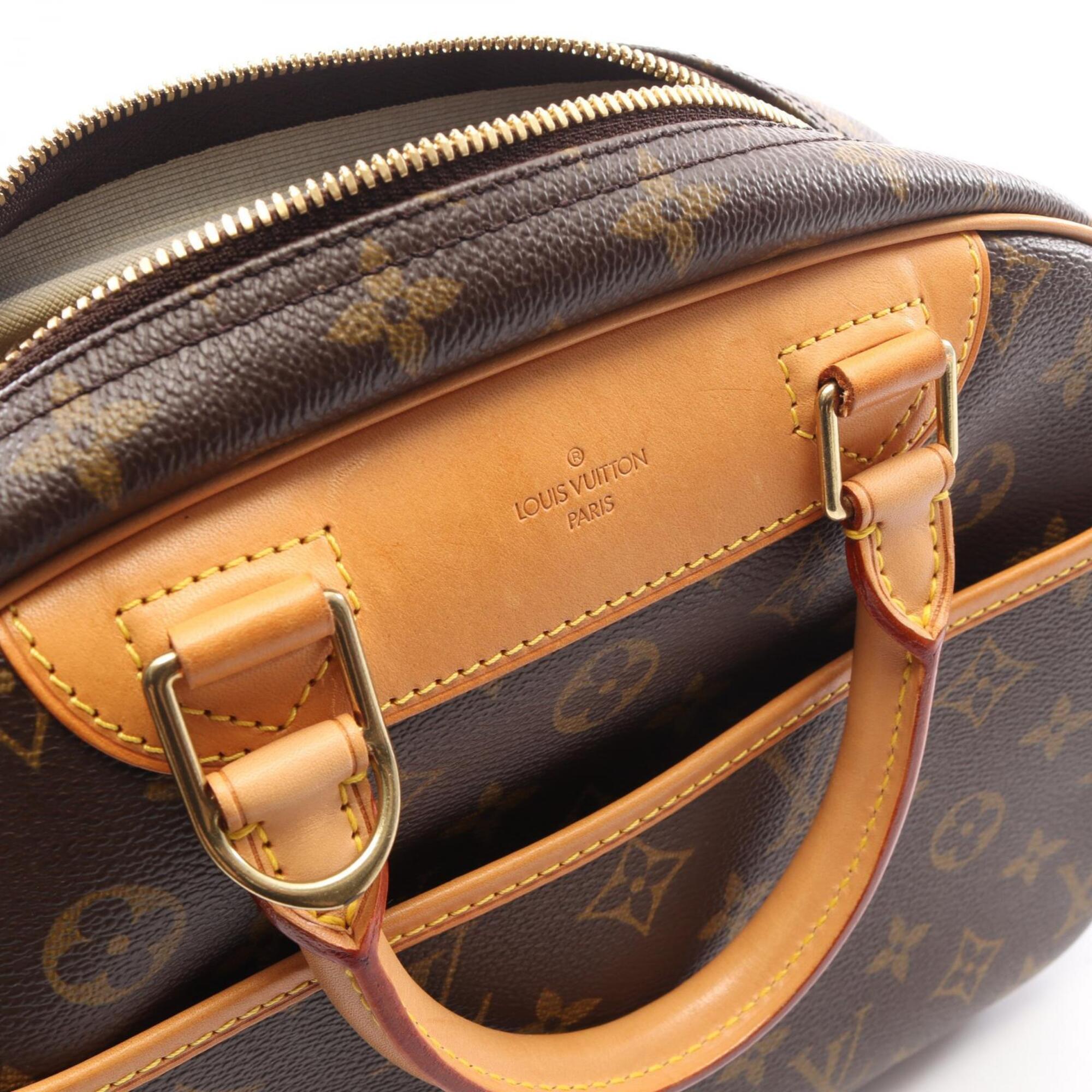 Louis Vuitton Brown Pvc Leather Handbag (Pre-Owned)
